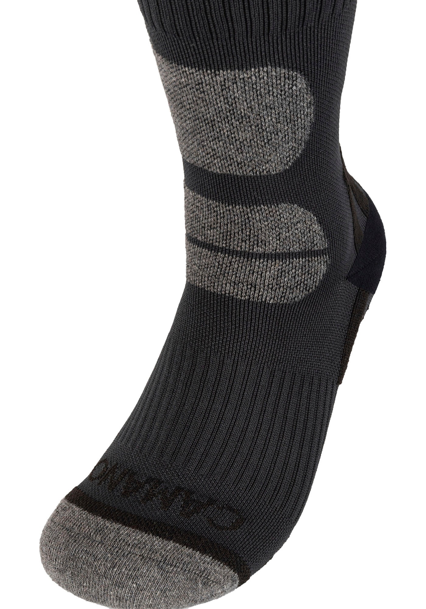 Camano Wandersocken, (4er Pack), Funktionssocken, knöchelhalt anatomische Passform, Fußgewölbe-Stütze