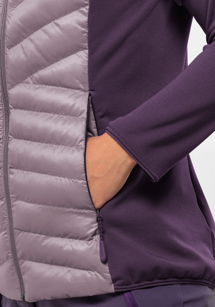 Jack Wolfskin Hybridjacke »ROUTEBURN PRO HYBRID W« mit Kapuze