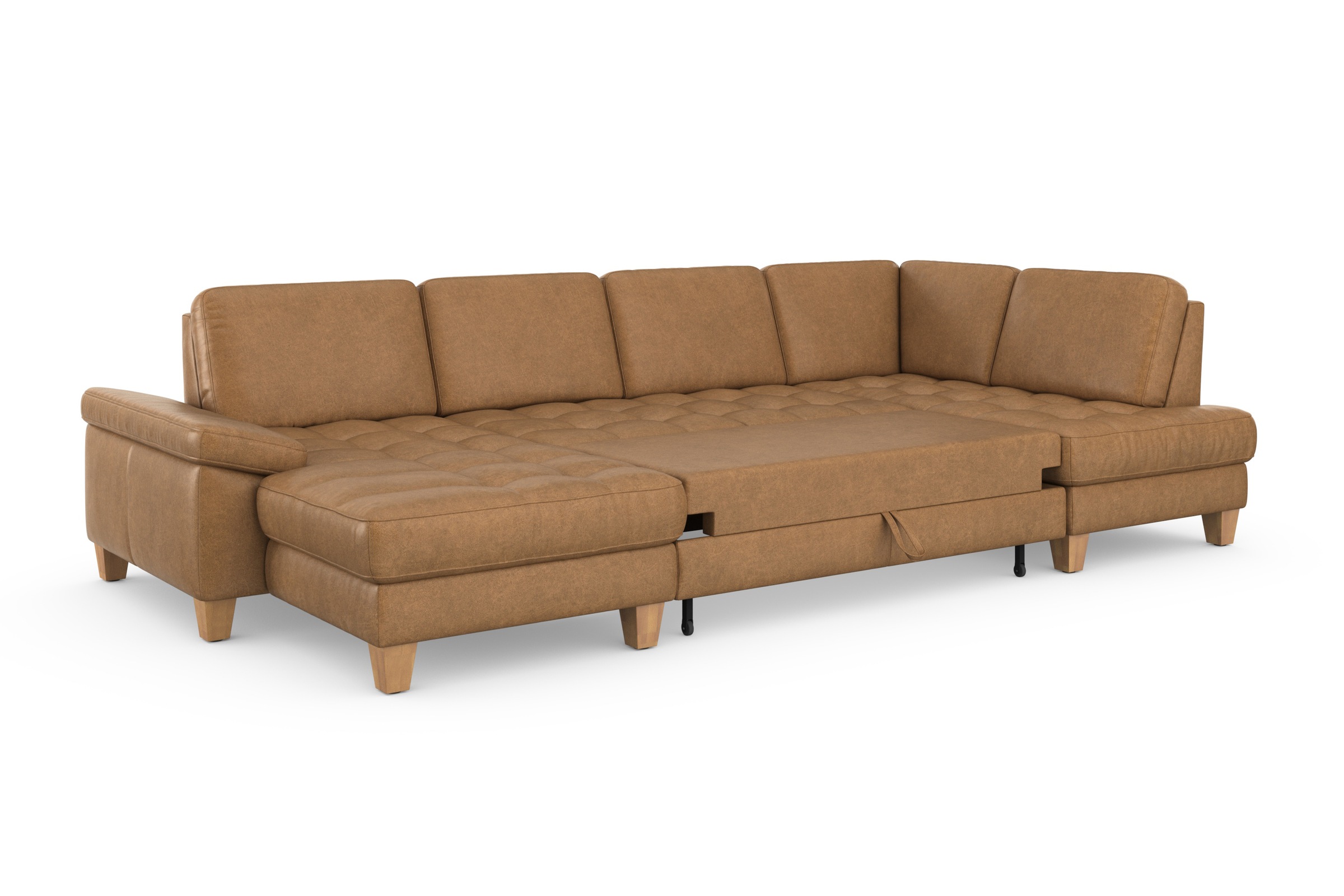 sit&more Wohnlandschaft »Westham U-Form«, wahlweise mit Bettfunktion, Bettkasten, Sitztiefenverstellung