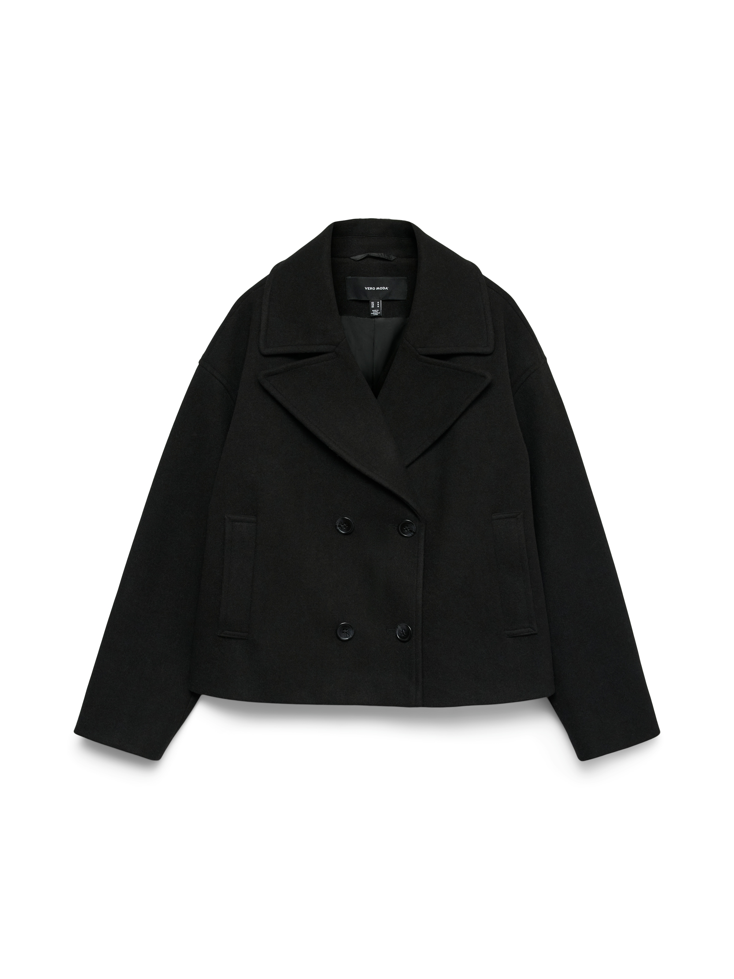 Vero Moda Cabanjacke »VMVINCELINE SHORT JACKET NOOS« Kunstfaser