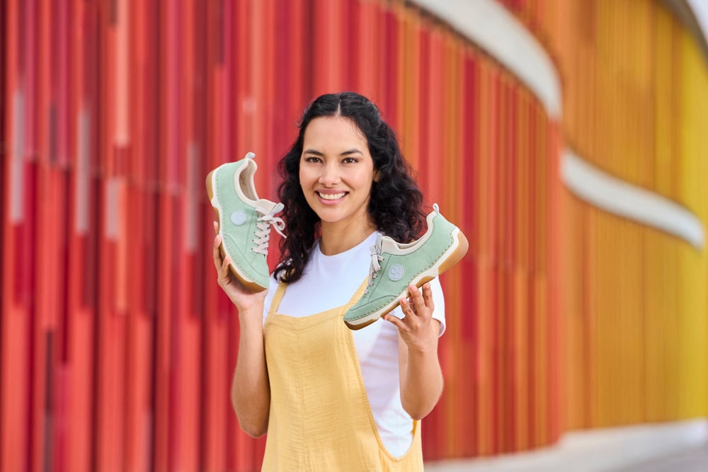 Rieker Slip-On Sneaker  Slipper, Schlupfschuh, Freizeitsneaker aus Lederimitat