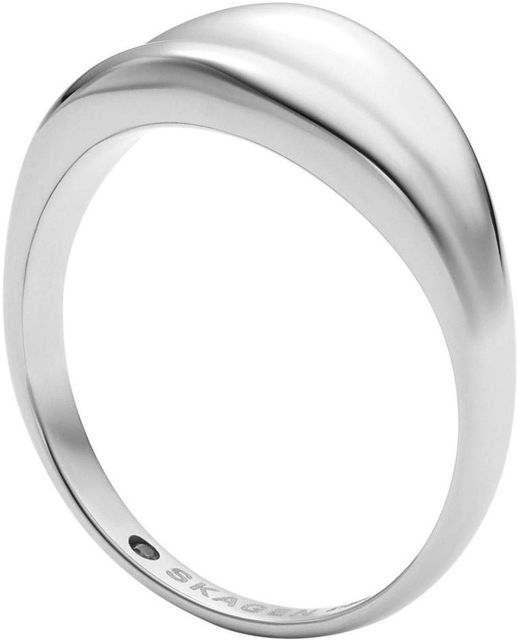 Skagen Fingerring »Schmuck Geschenk Edelstahl Ring Anja Pebble, SKJ1850040«