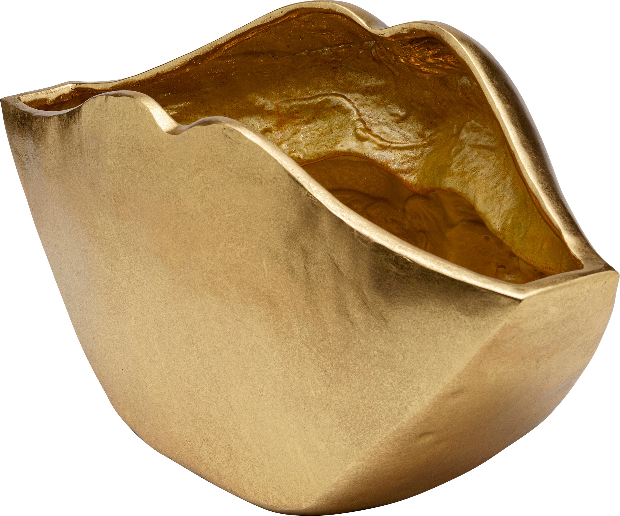 Kare Design Dekovase »Lips Gold 30cm«