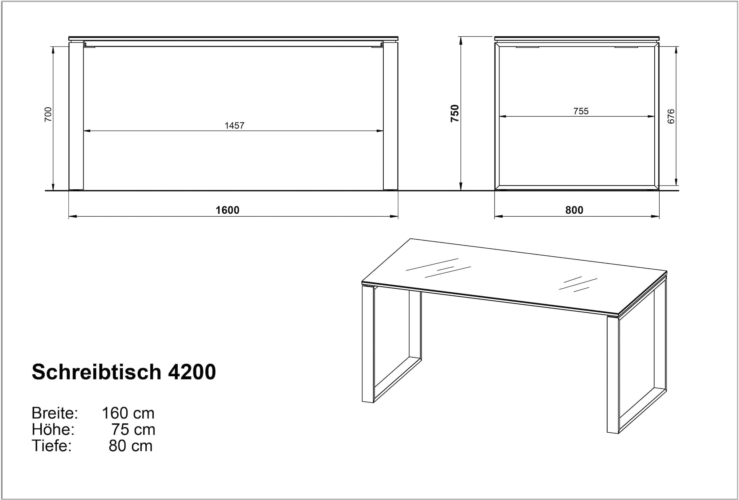 GERMANIA Büro-Set »GW-Monteria«, (Set, 5 tlg.)