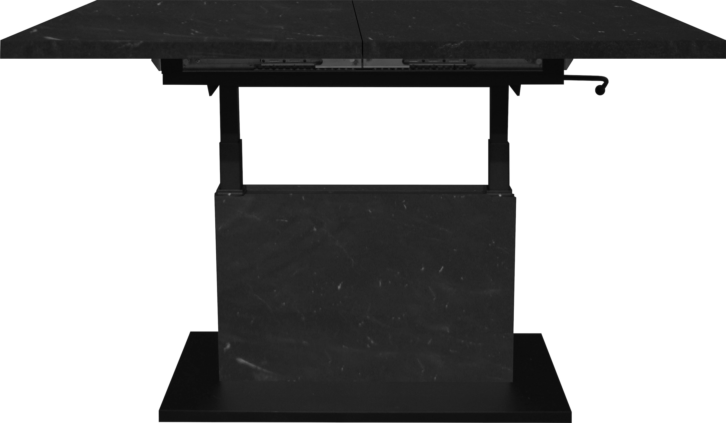 Mäusbacher Couchtisch »Lift Couchtisch«, höhenverstellbar 56-75cm, Breite Tischplatte 120-160cm, Metallgestell