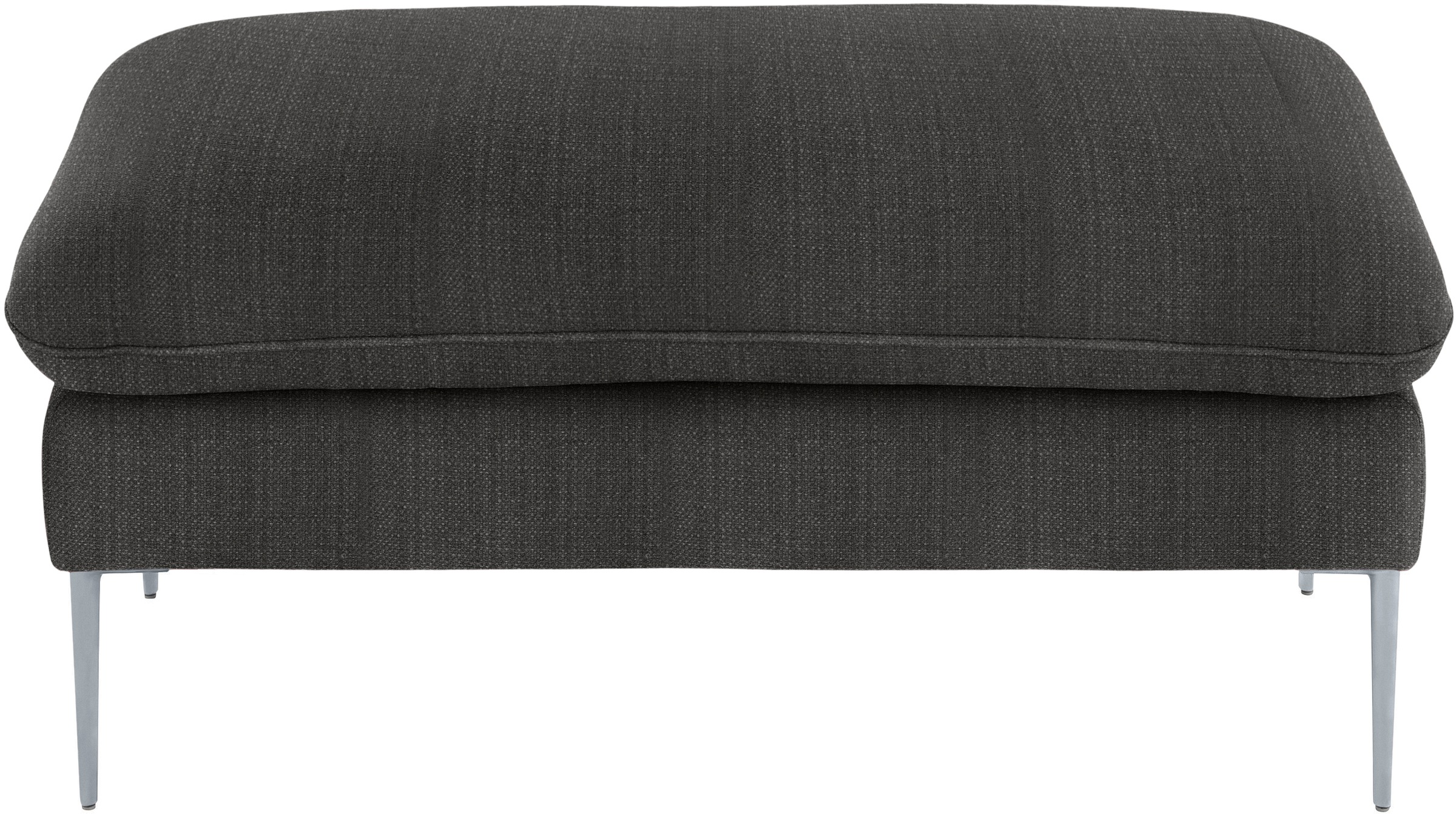 W.SCHILLIG Hocker »enjoy&MORE«, Füße silber matt, Breite 106 cm
