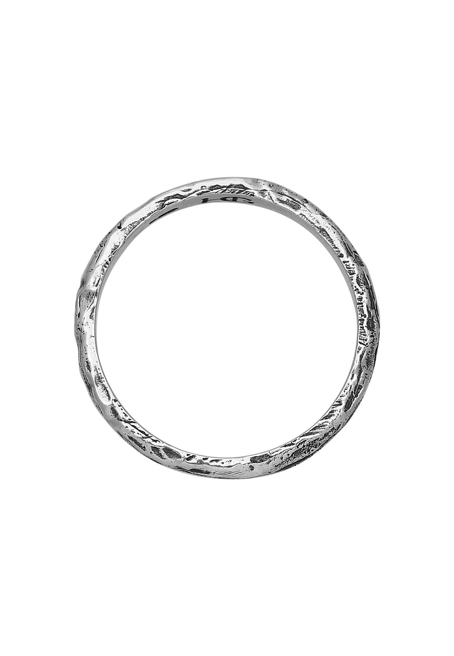 HAZE & GLORY Silberring »Ring Bandring - Slider Dark Finish 925 Silber«