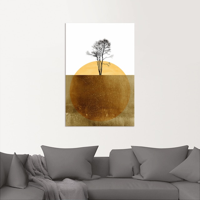 in Meer Artland bequem St.), Poster als Wandaufkleber Alubild, bestellen Bilder, Leinwandbild, Ozean«, »Goldener oder Wandbild Größen versch. (1