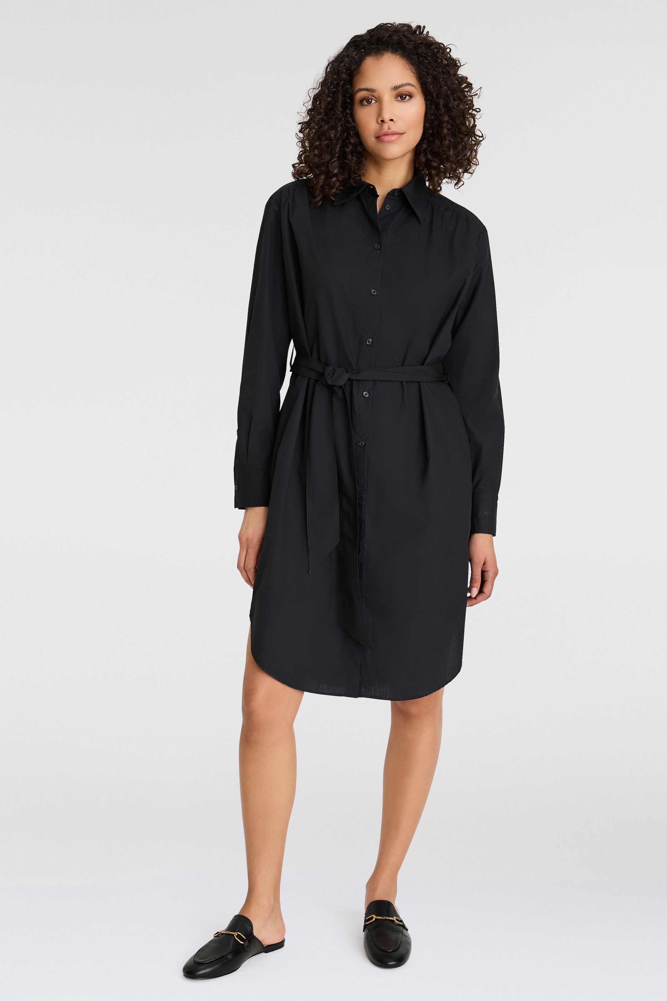 BOSS ORANGE Blusenkleid »C_Delegant_1«, mit Ajpur Detail