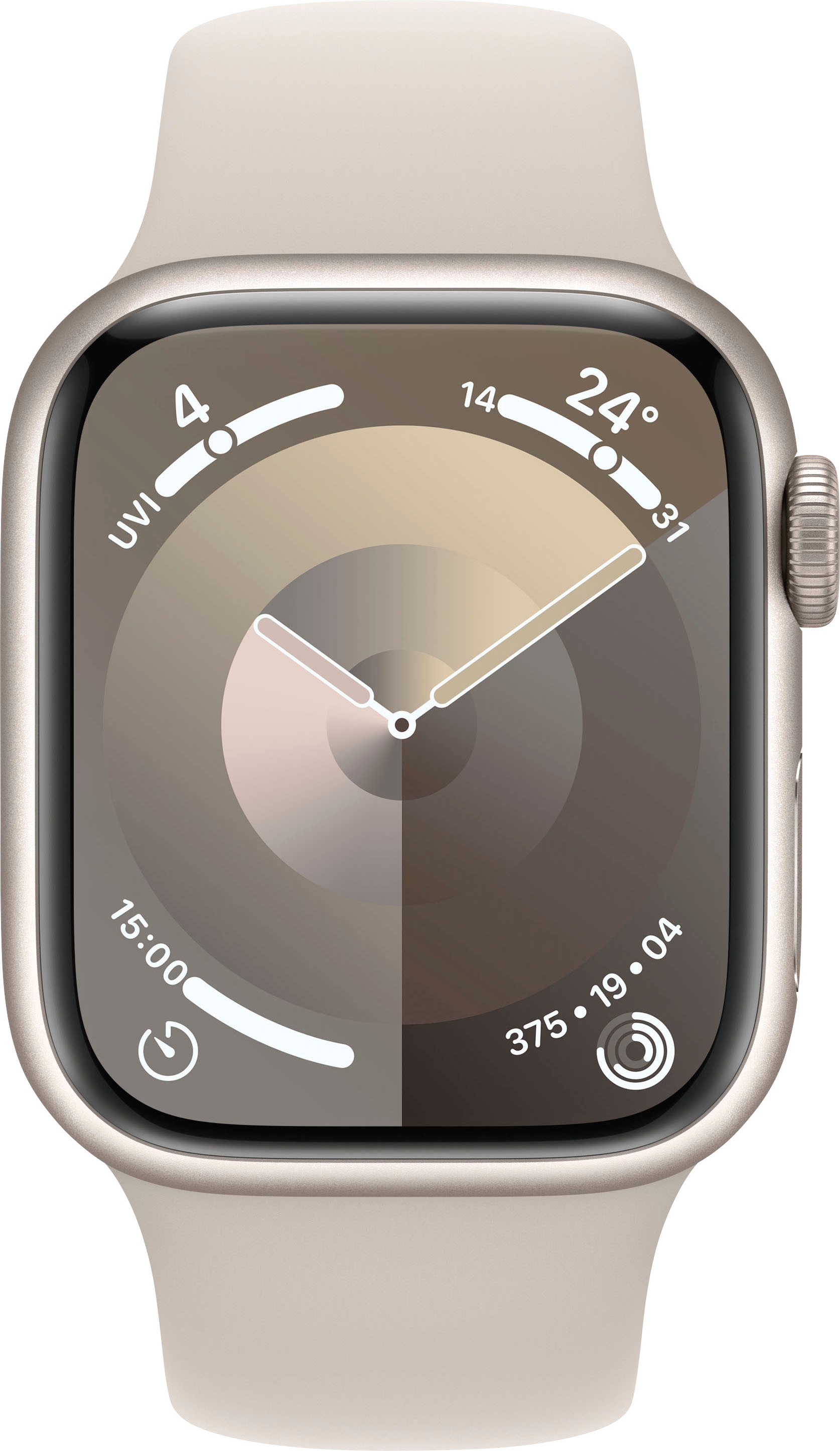 Apple Smartwatch »Watch Series 9 Aluminium«, (4,1 cm / 1,61 Zoll), Watch OS 10, Sport Band