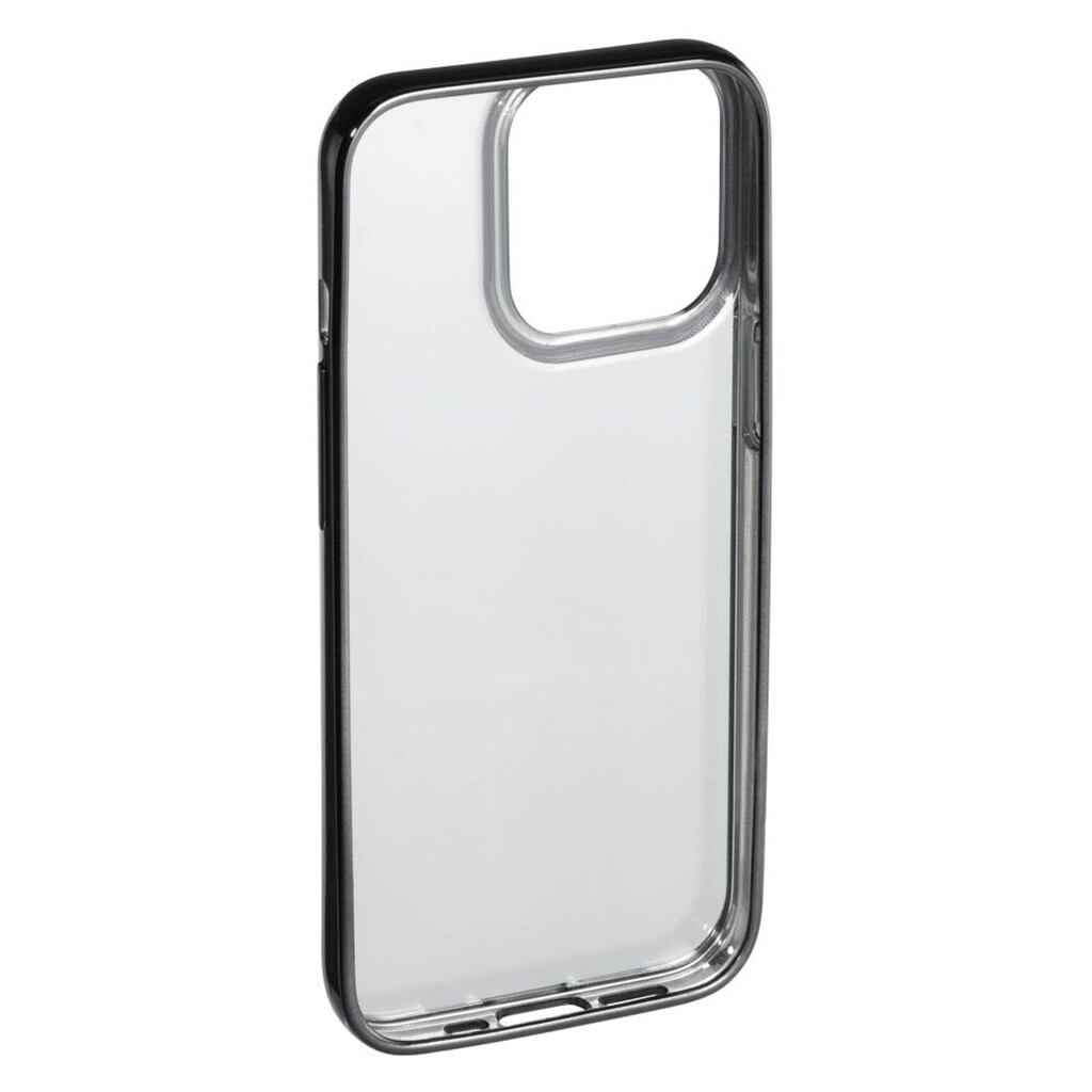 Hama Smartphone-Hülle »Cover "Clear&Chrome" für Apple iPhone 13 Pro, Smartphonehülle«, iPhone 13 Pro