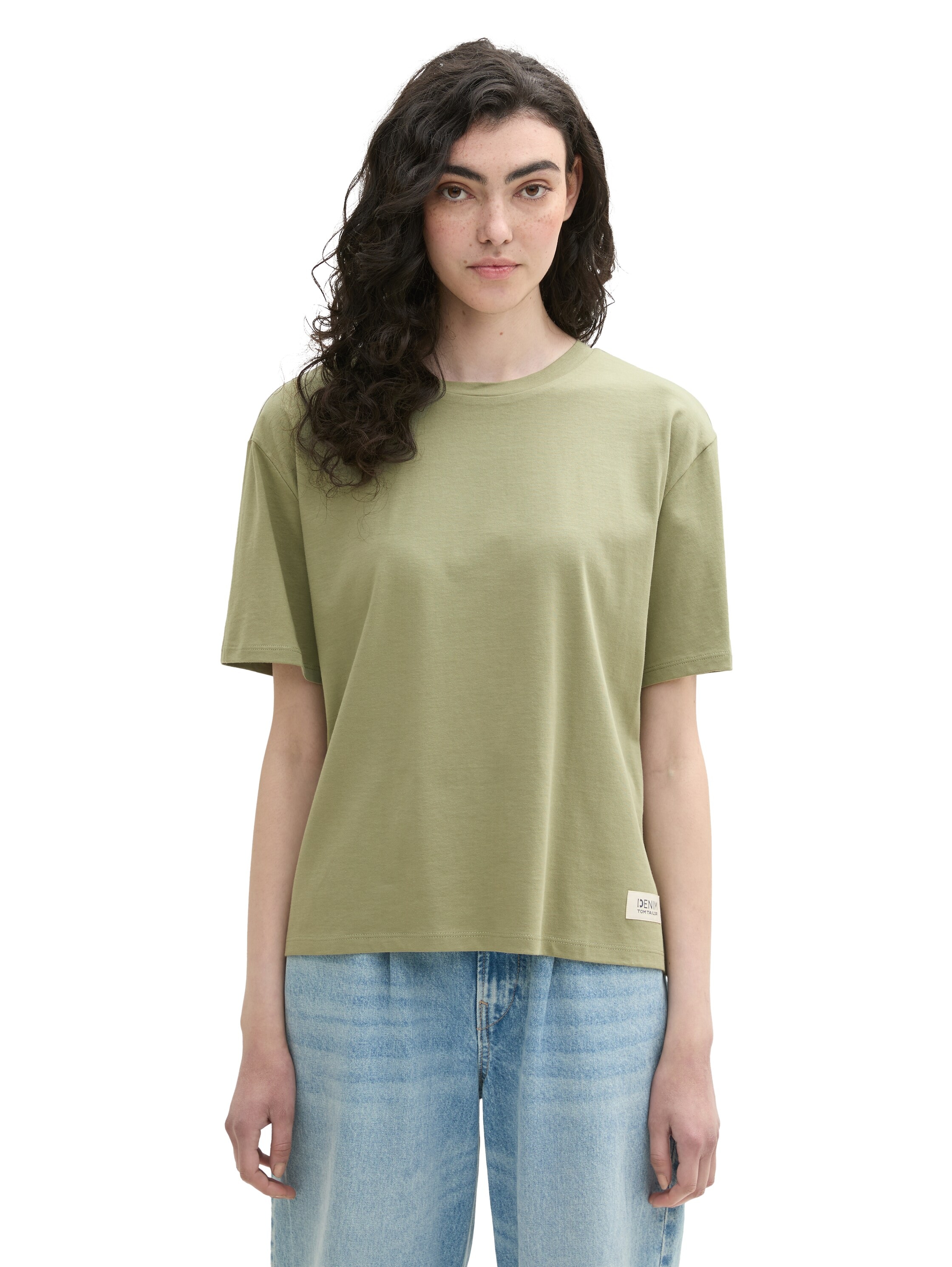 TOM TAILOR Denim T-Shirt »Boxy«, aus reiner Baumwolle