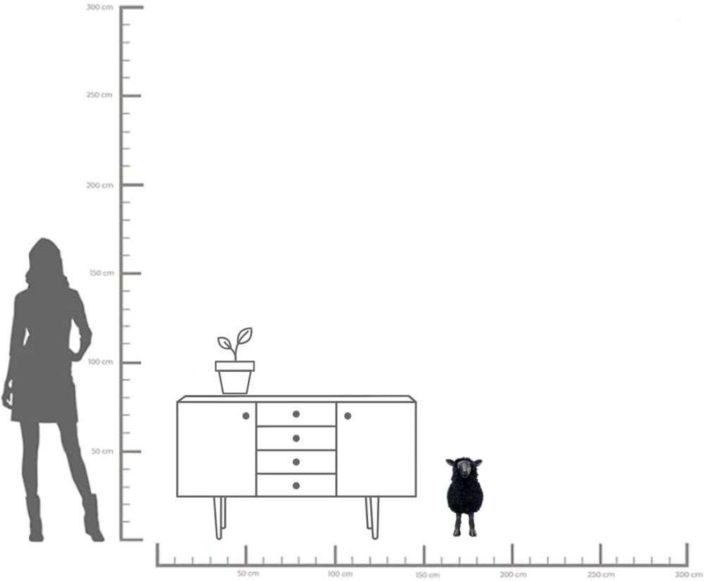 Kare Design Dekofigur »Bathilde Schwarz 48cm«