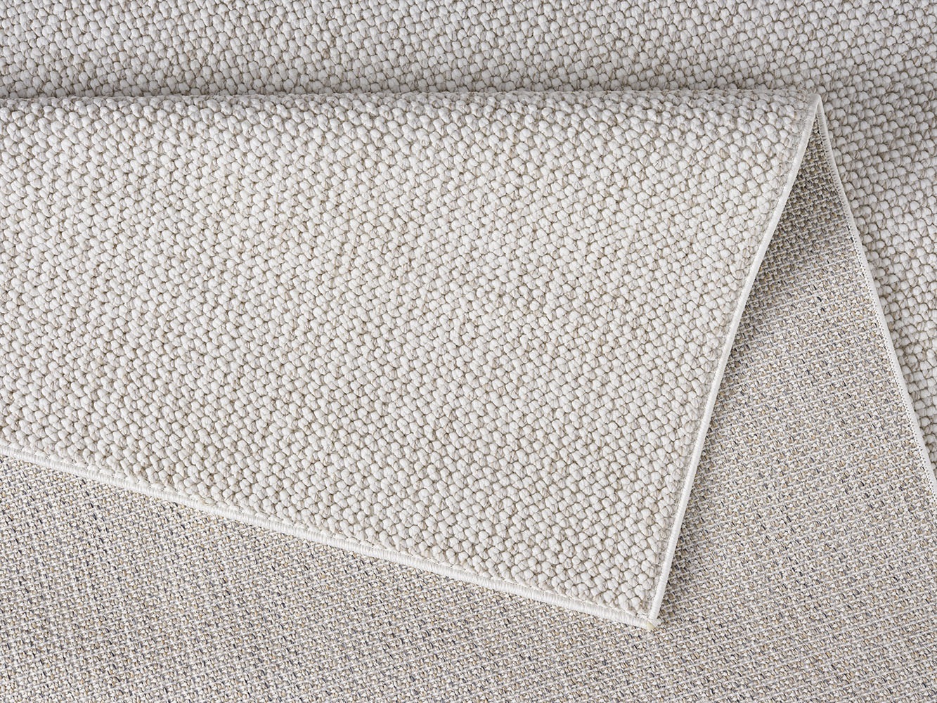 OTTO home Teppich »Lilri, Woll-Look, Scandi« rechteckig 10 mm Höhe Wolloptik, Wohnzimmer, Schlafzimmer, Esszimmer