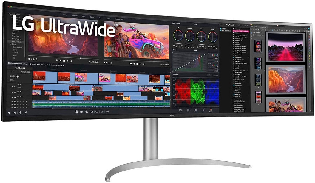 LG LCD-Monitor »49WQ95X«, 124 cm/49 Zoll, 5120 x 1440 px, 5 ms Reaktionszeit, 144 Hz