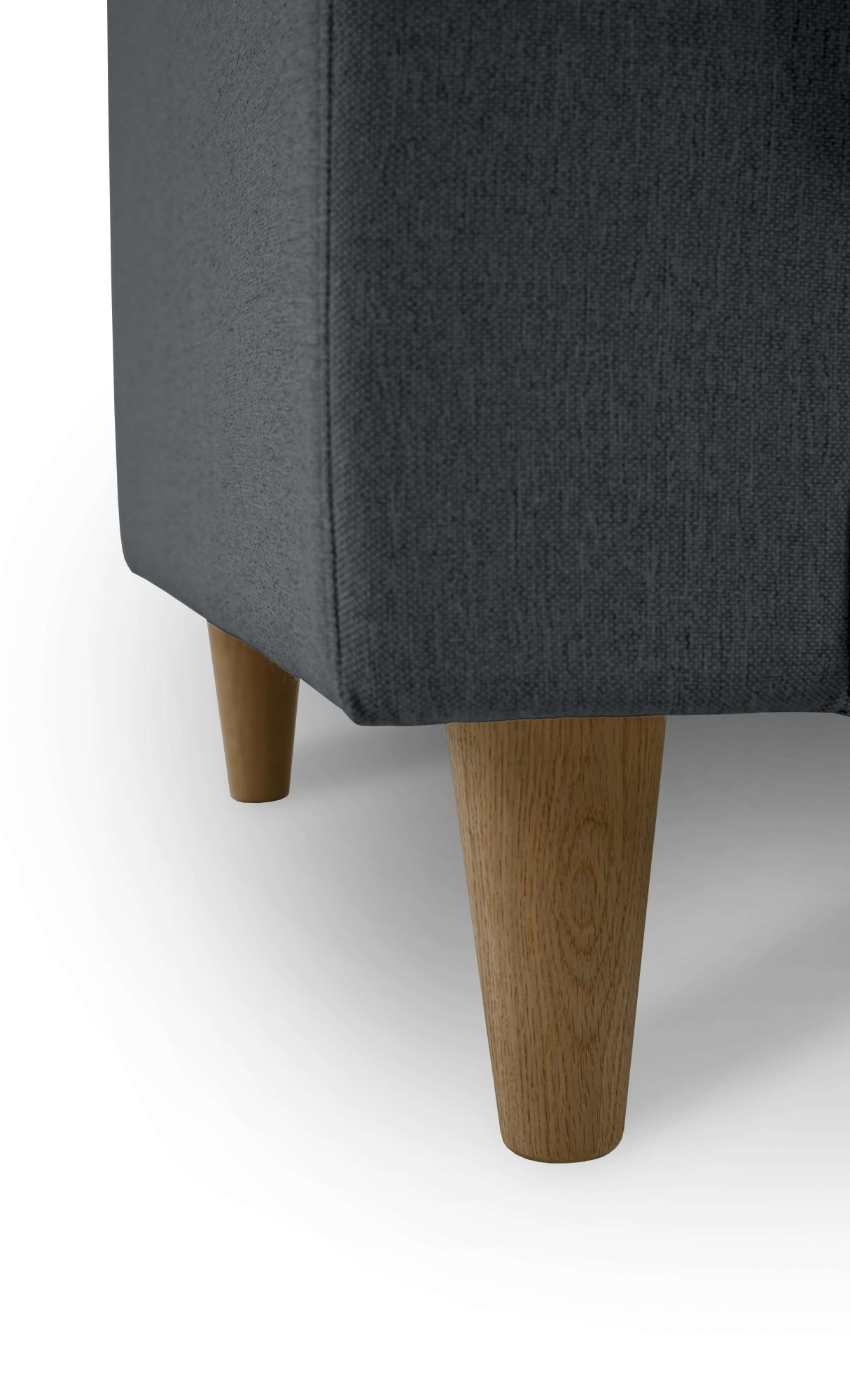 andas Ecksofa »Tvinno« im skandinavischen Stil, L-Form, mit Massivholzfüßen, Breite 230 cm