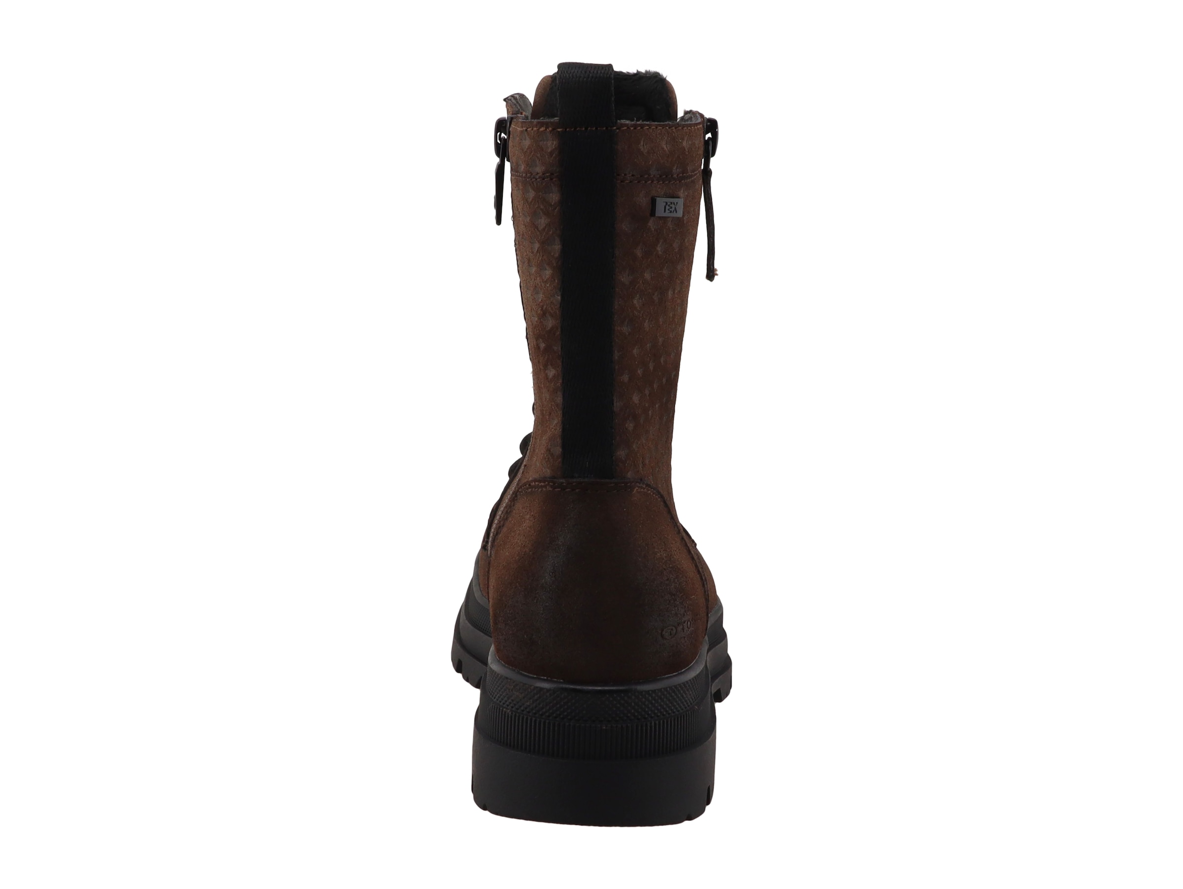 TOM TAILOR  Blockabsatz, Schnürboots mit wasserabweisender TEX-Ausstattung