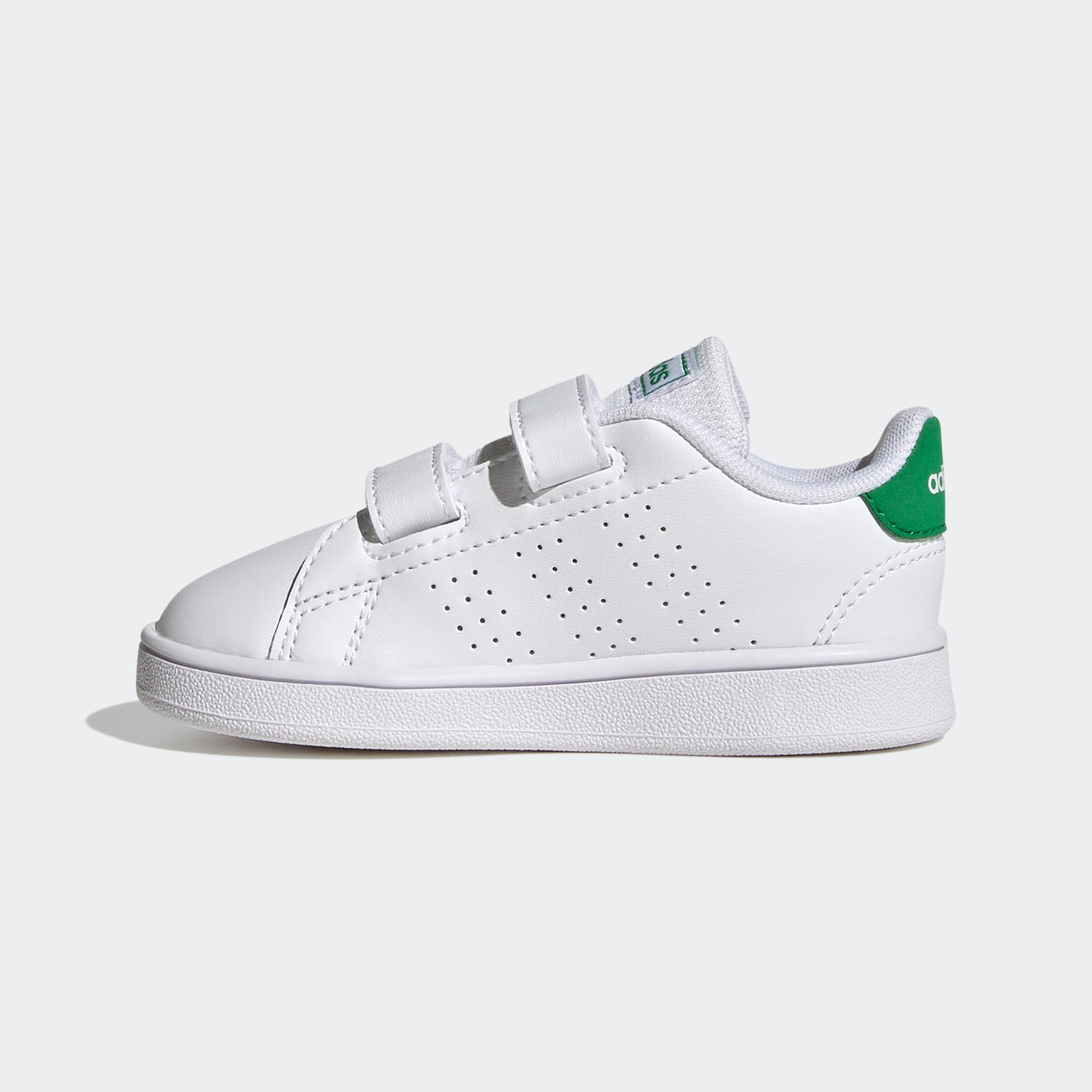 adidas Sportswear Sneaker »ADVANTAGE LIFESTYLE COURT TWO HOOK-AND-LOOP«  Design auf den Spuren des adidas Stan Smith, für Kinder