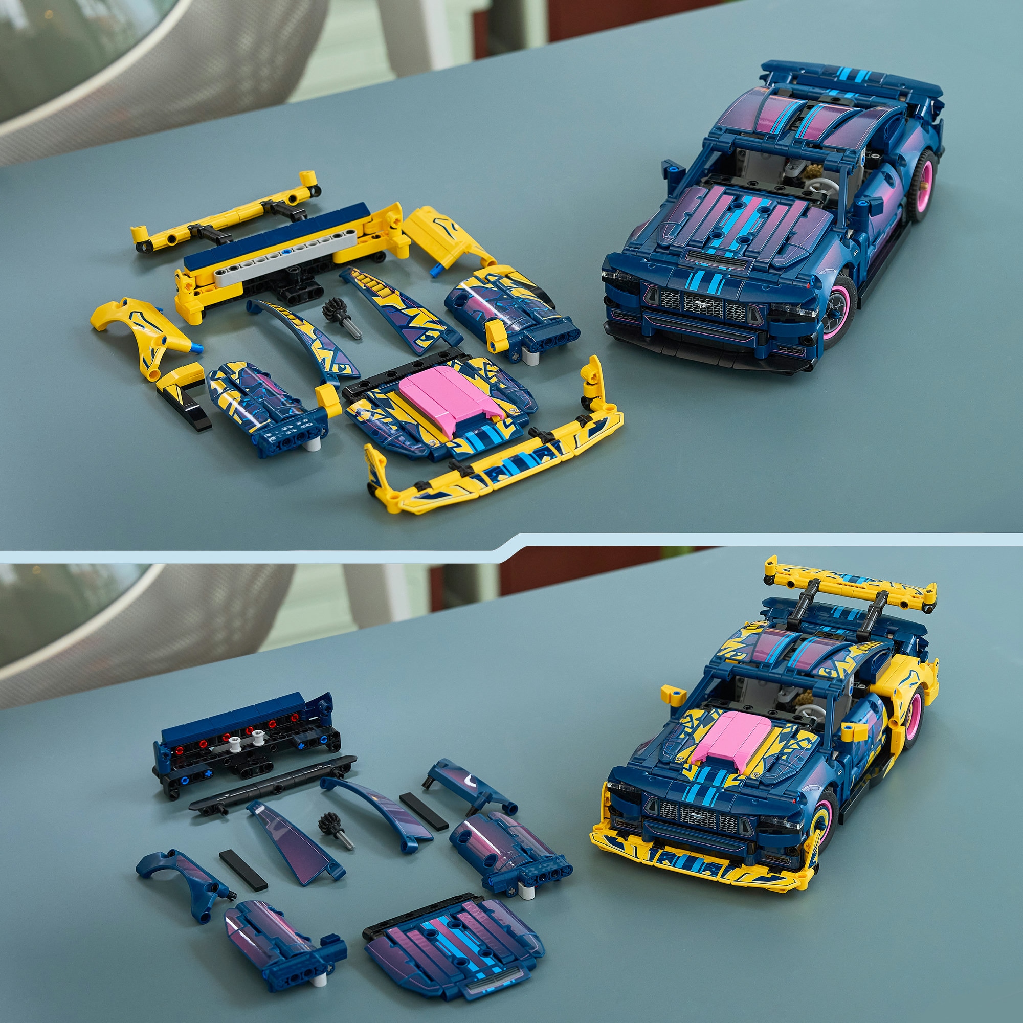 LEGO® Konstruktionsspielsteine »Ford Mustang GT Auto aus der Tuning-Werkstatt (42236), LEGO Technic« Made in Europe