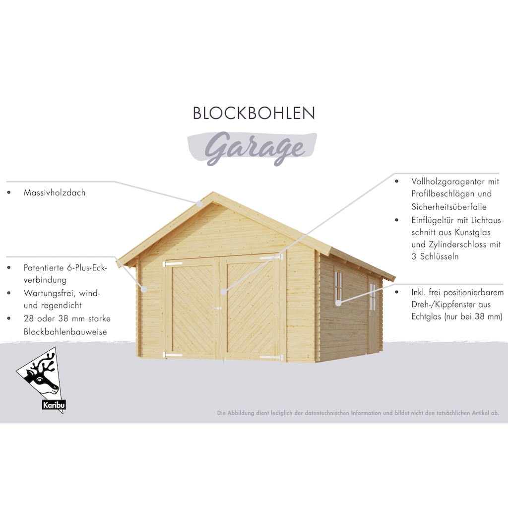 Karibu Garage »Blockhausgarage«