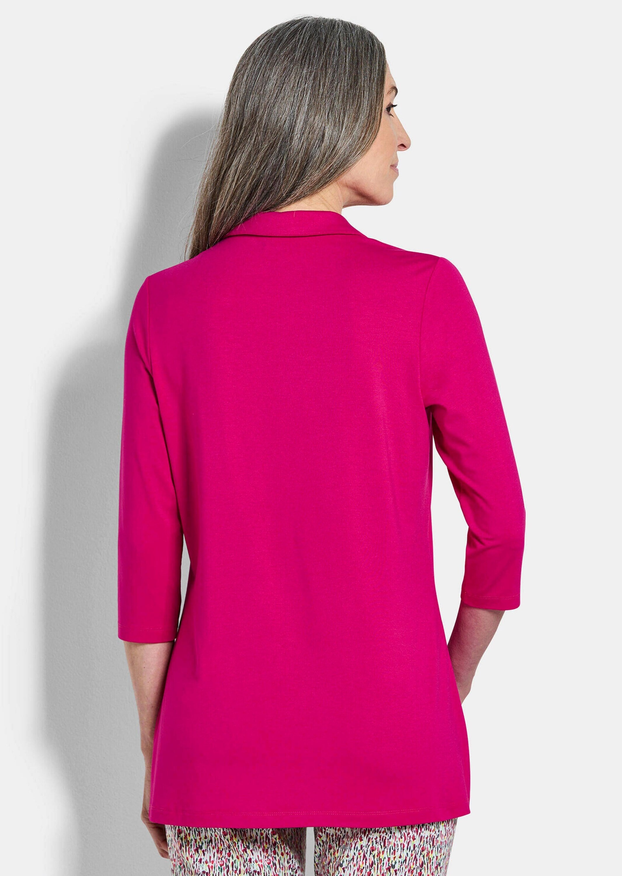 GOLDNER Tunika »Kurzgröße Elegantes Blusenshirt mit Biesen« stretchbequeme Jerseyqualität