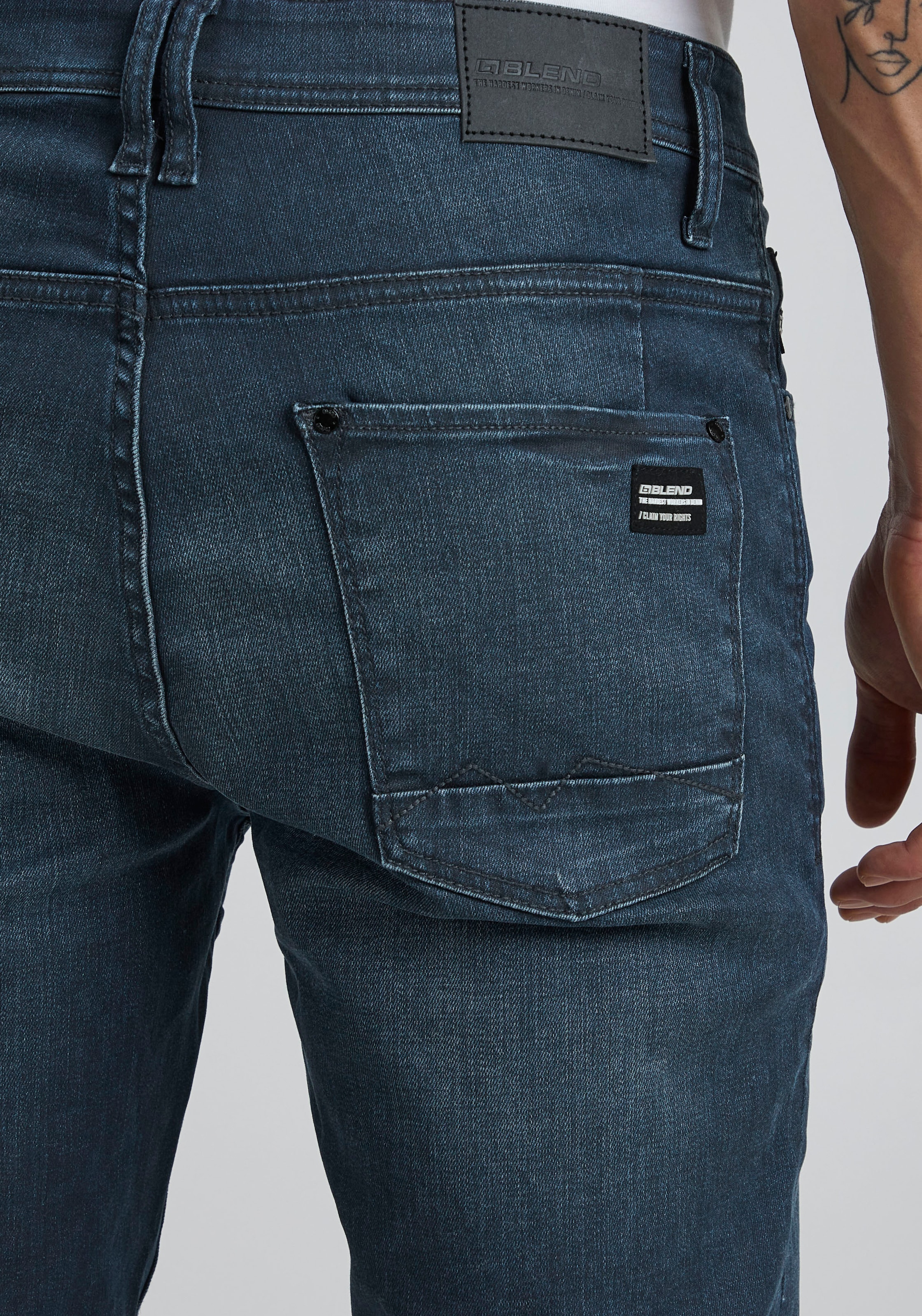 Blend Slim-fit-Jeans »Twister Coated«