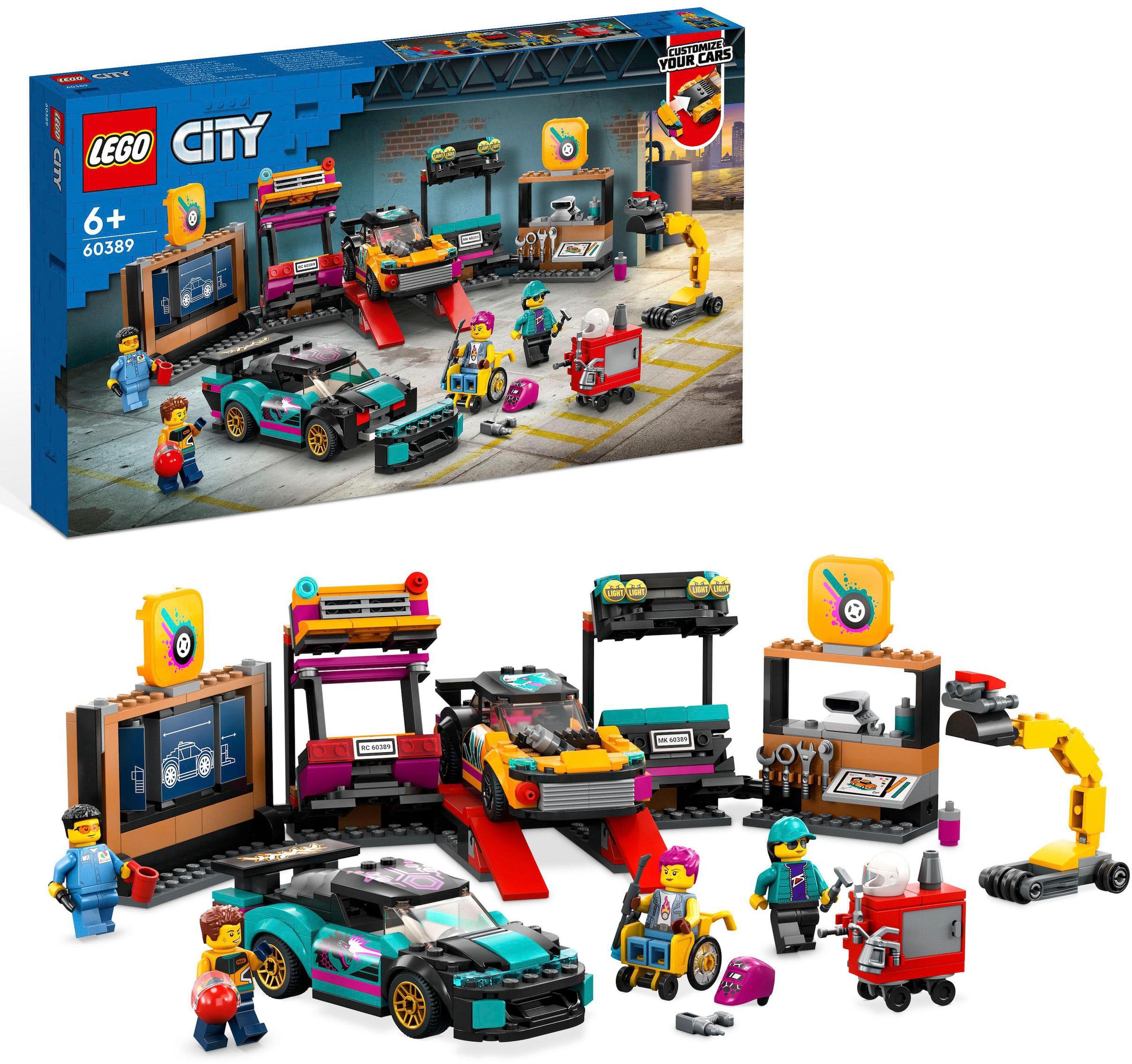LEGO® Konstruktionsspielsteine »Autowerkstatt (60389), LEGO® City«, (507 St.), Made in... kaufen
