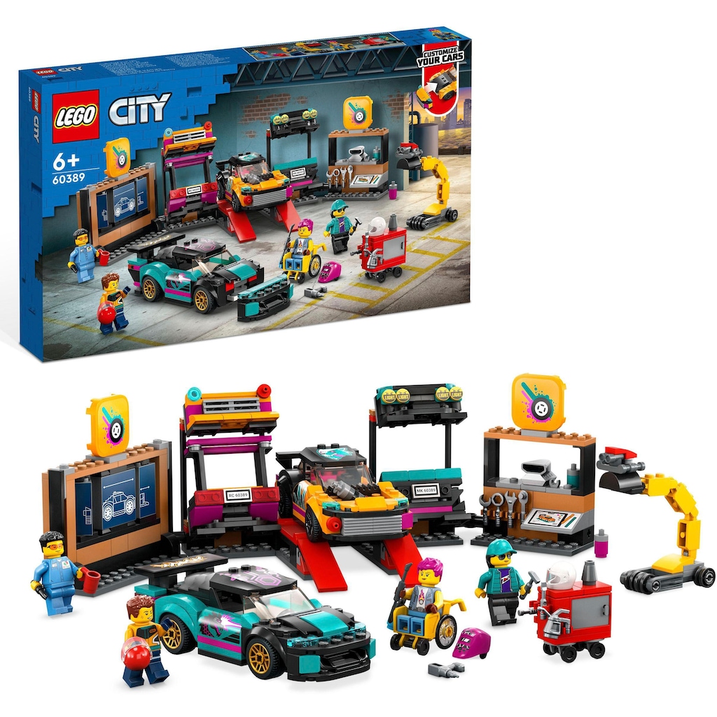 LEGO® Konstruktionsspielsteine »Autowerkstatt (60389), LEGO® City«, (507 St.)