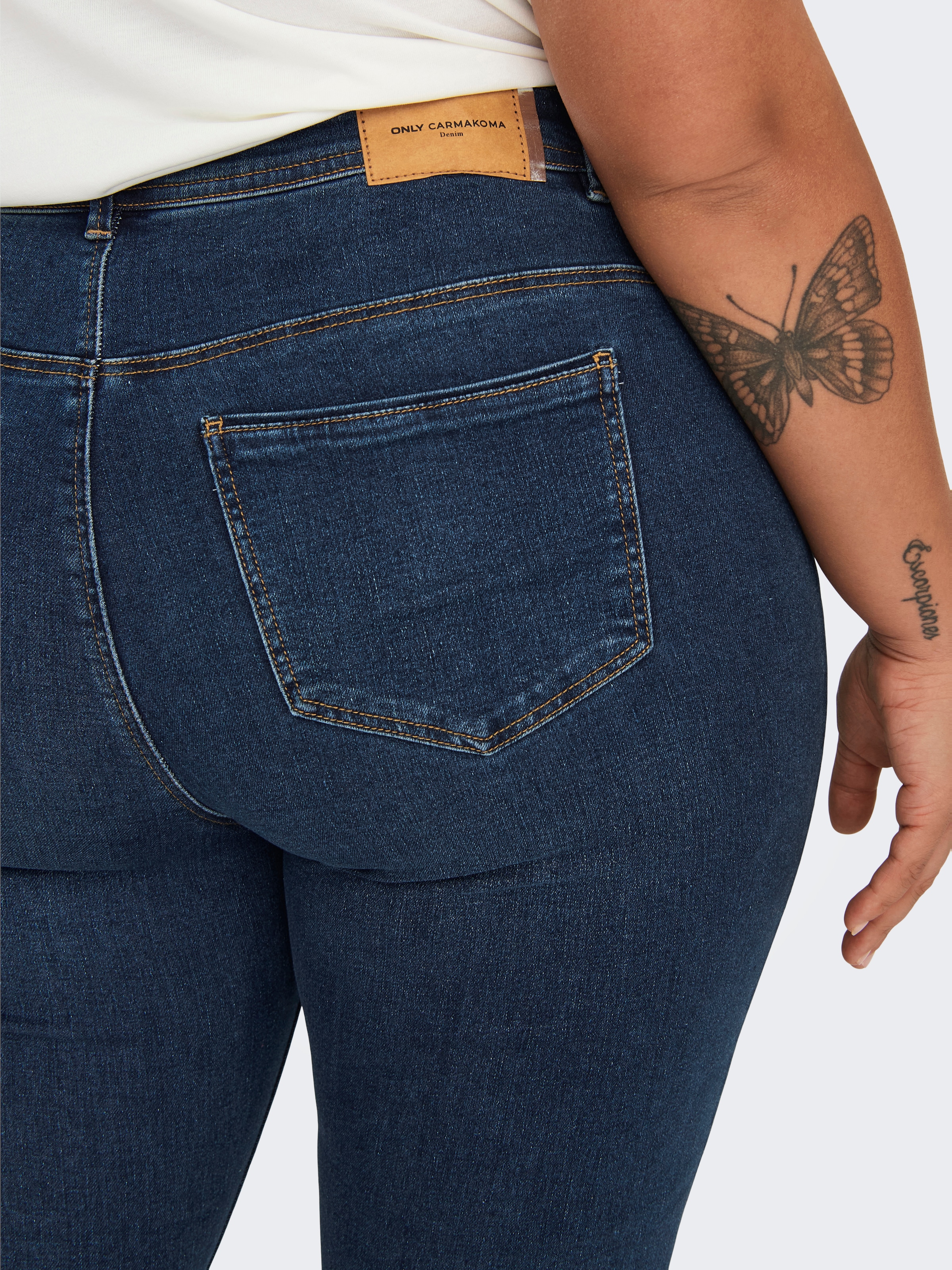 ONLY CARMAKOMA Skinny-fit-Jeans »CARSALLY MID SKINNY DNM BJ581«
