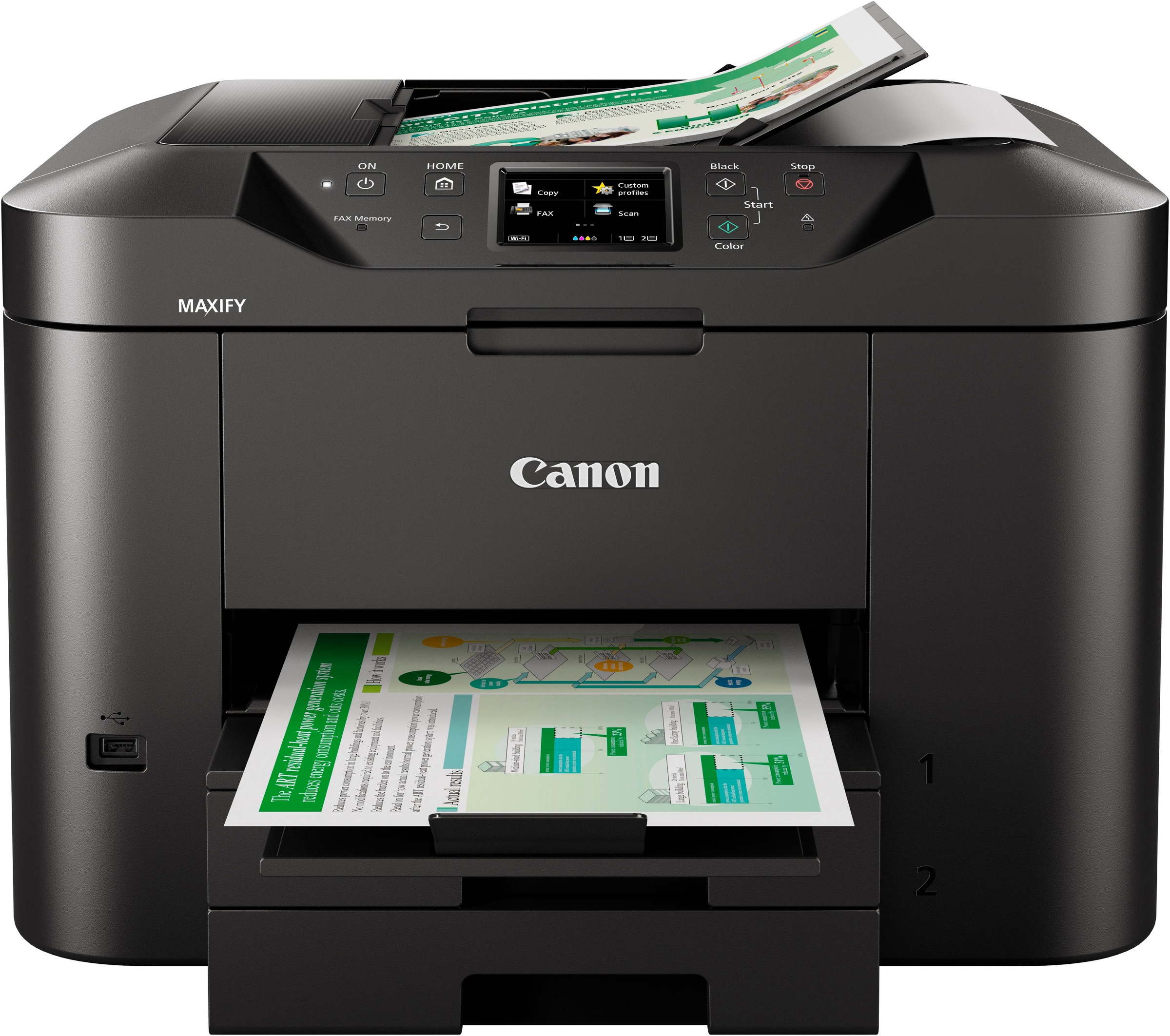 Canon Multifunktionsdrucker »MAXIFY MB2750«, Farb-Multifunktionssystem für das Home Office