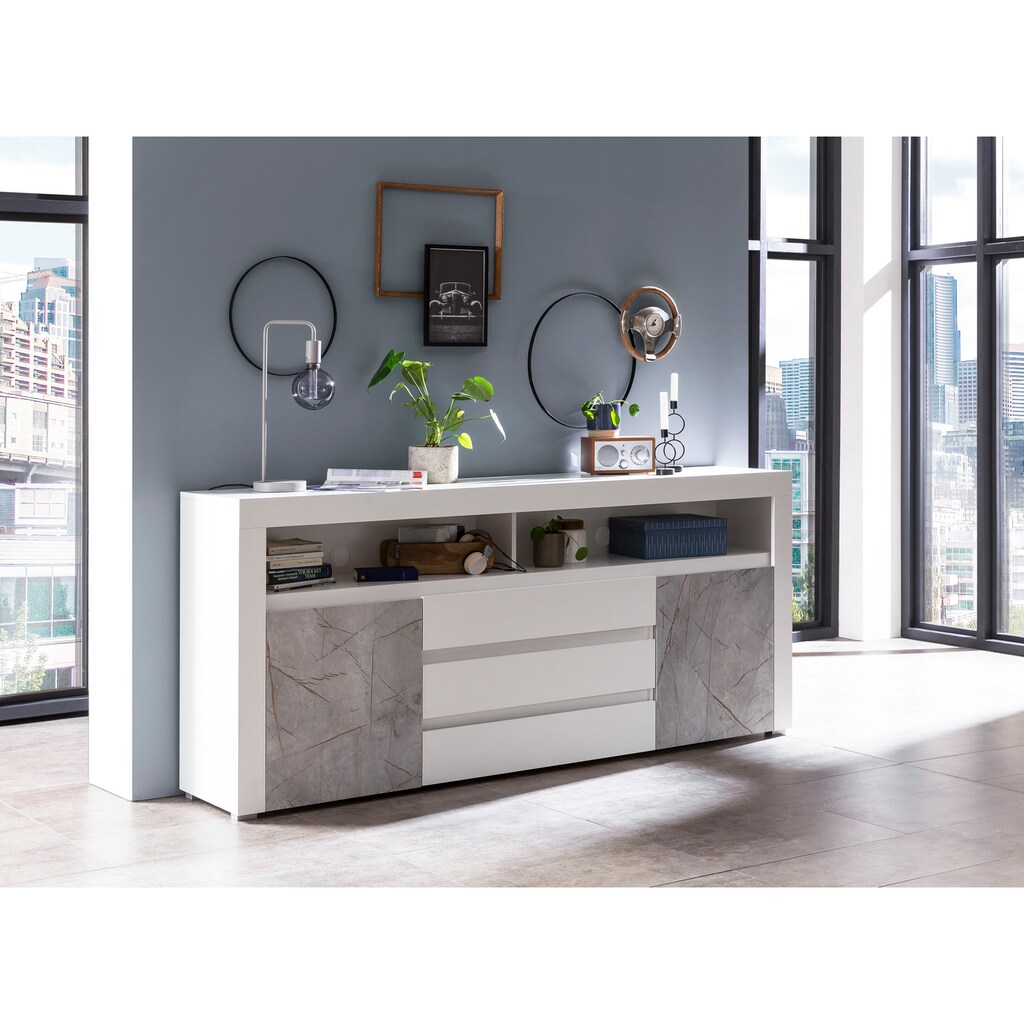 Home affaire Sideboard »Stone Marble«