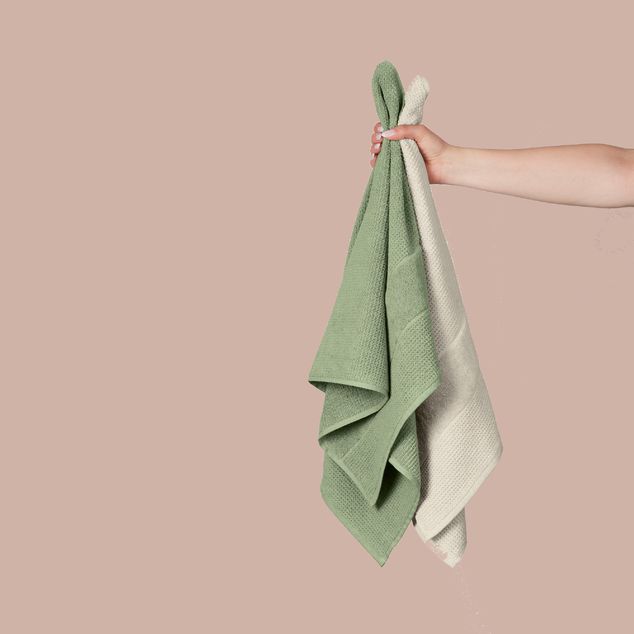 Schiesser Handtücher »Turin aus 100% Baumwolle in dezenter Reiskornoptik« MADE IN GREEN by OEKO-TEX®