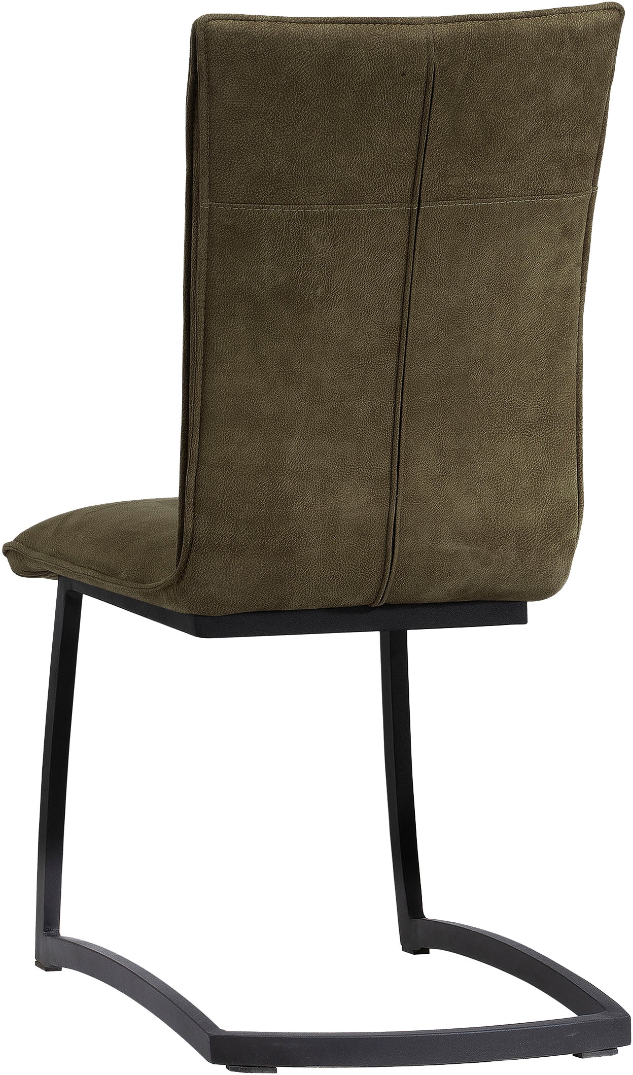 OMG Design Freischwinger »Amara«, (Set), 2 St., Stoff, Esszimmerstuhl, Küchenstuhl, pflegeleichter Bezug