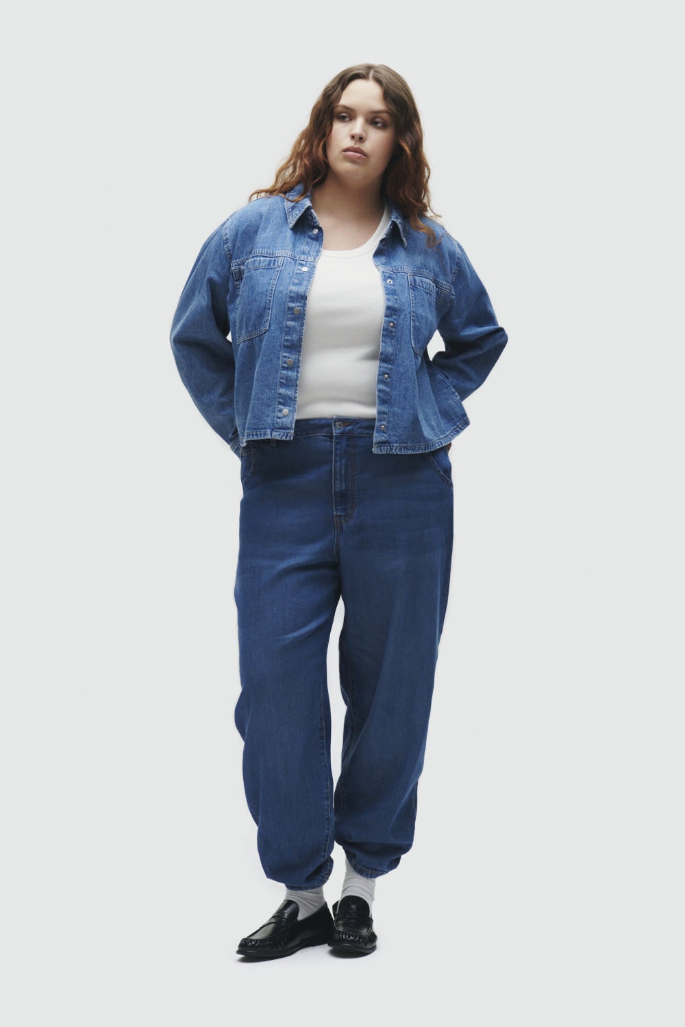 TOM TAILOR Denim Jeansbluse, mit Brusttaschen