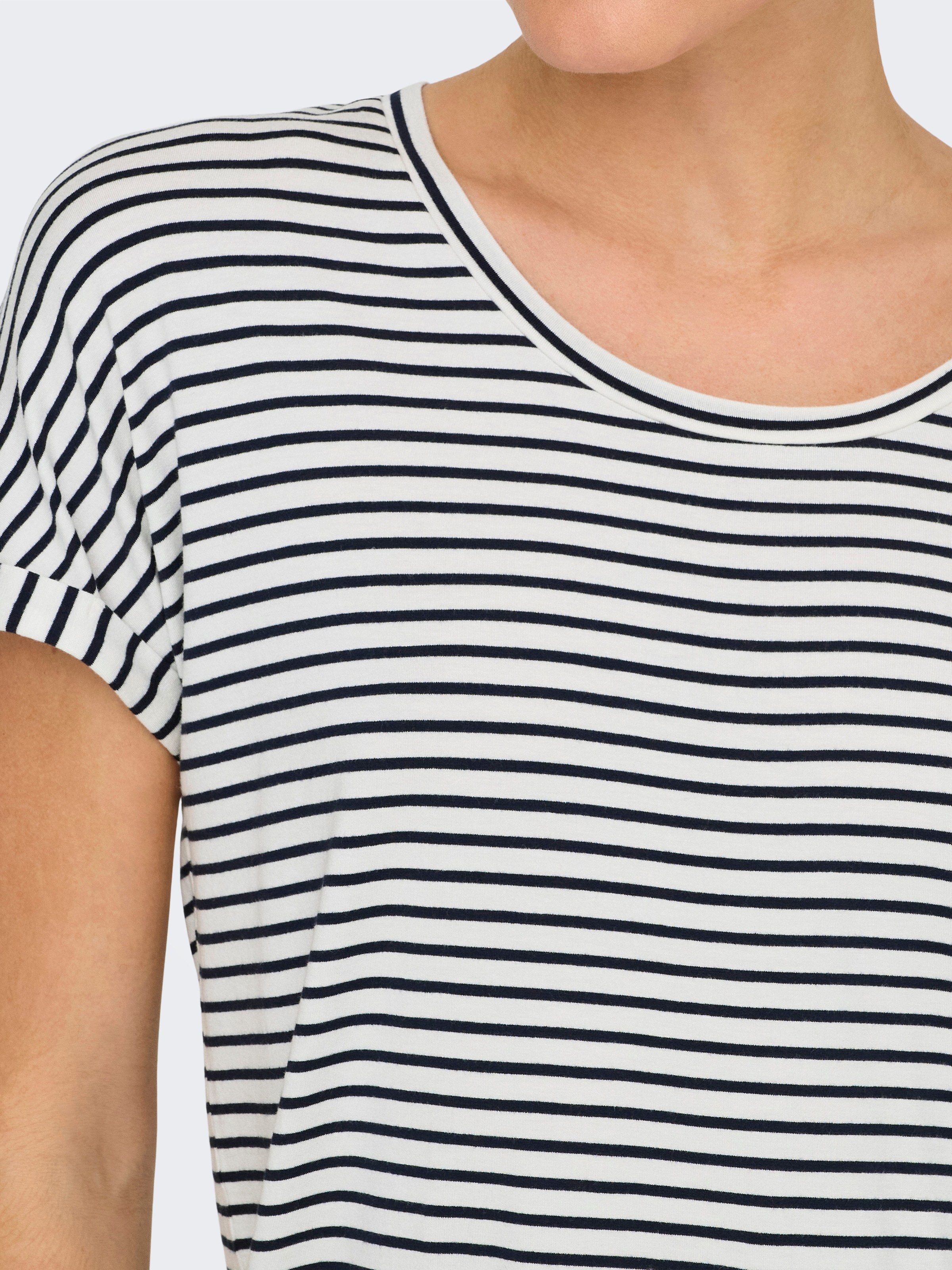 JDY Kurzarmshirt »JDYSISSY S/S O-NECK TOP JRS«