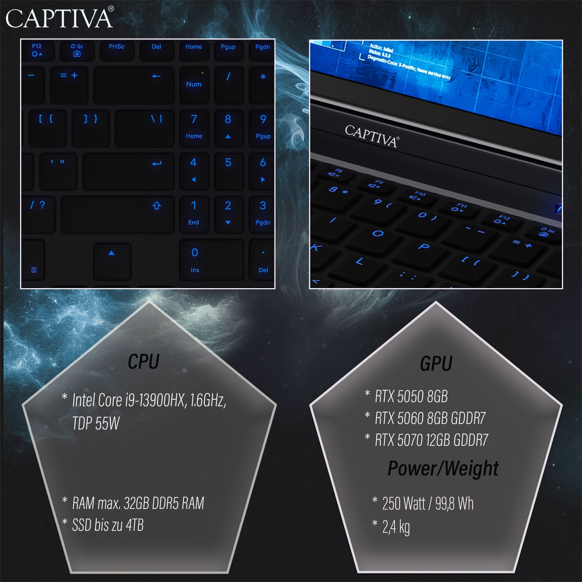 CAPTIVA Gaming-Notebook »Highend Gaming I92-122«