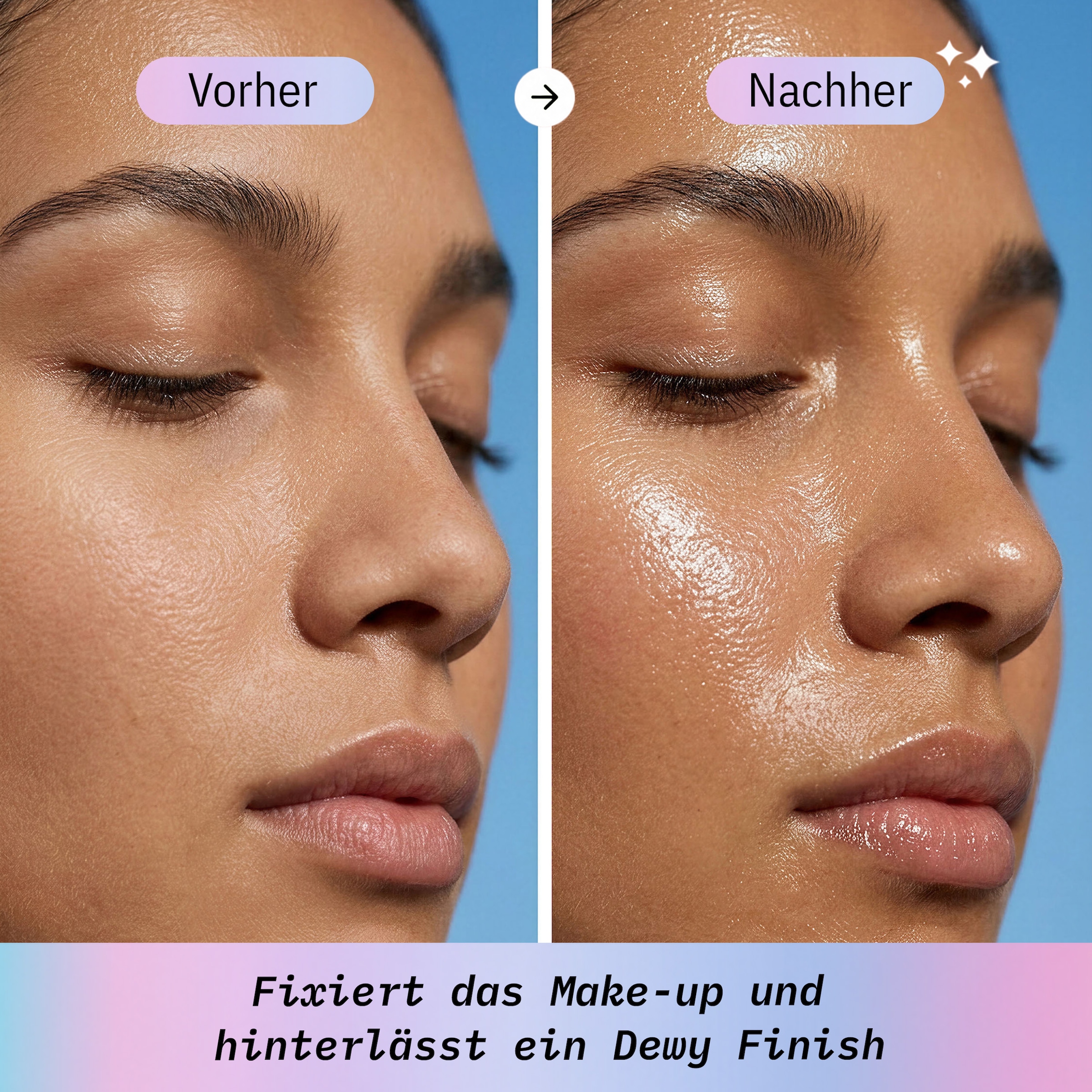 SANTE Gesichtsspray »Glow Fix Spray« für das Gesicht, zum Aufsprühen