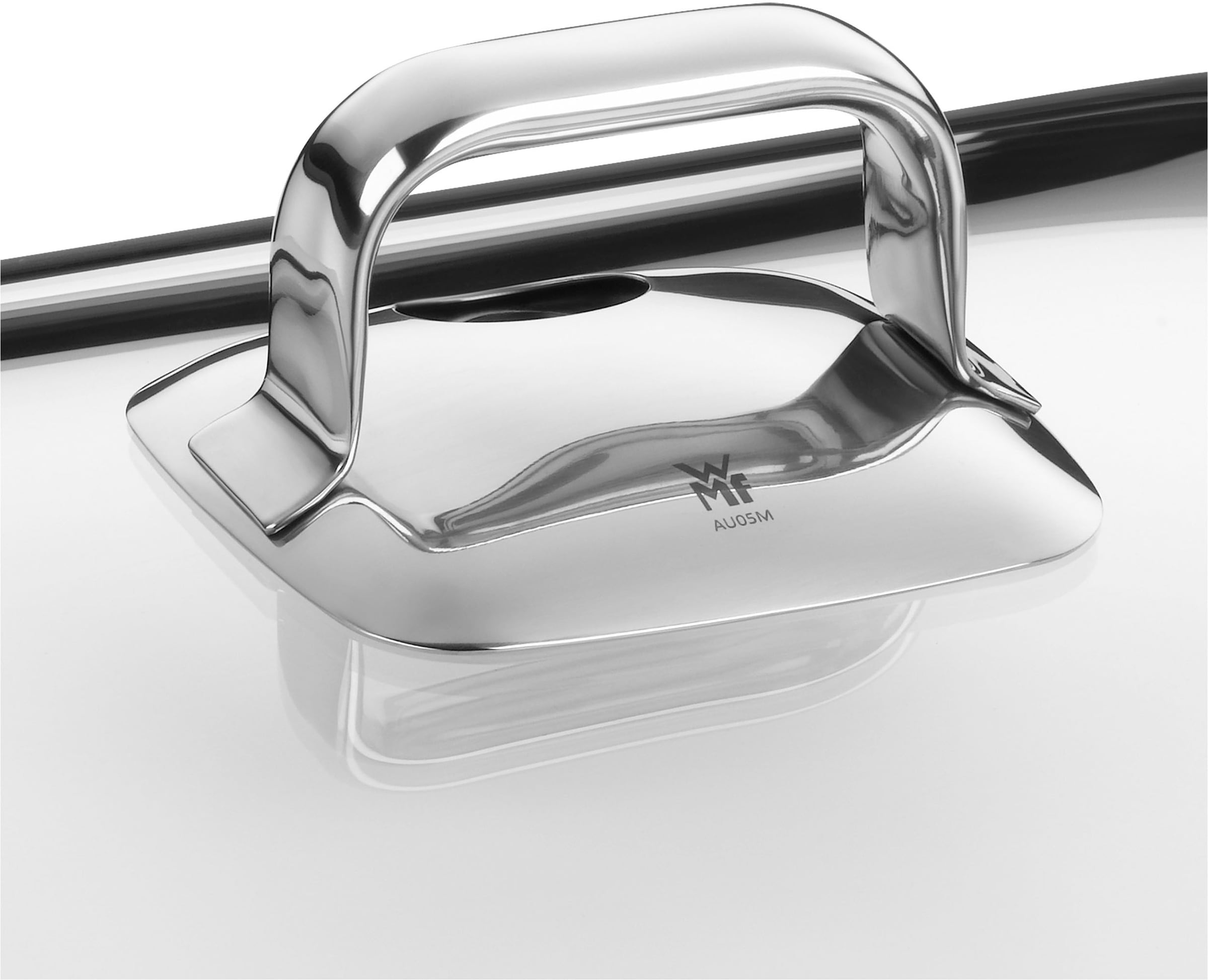 WMF Deckel »Vitalis« Glasdeckel mit Silikondichtung, Edelstahlgriff, spülmaschinengeeignet