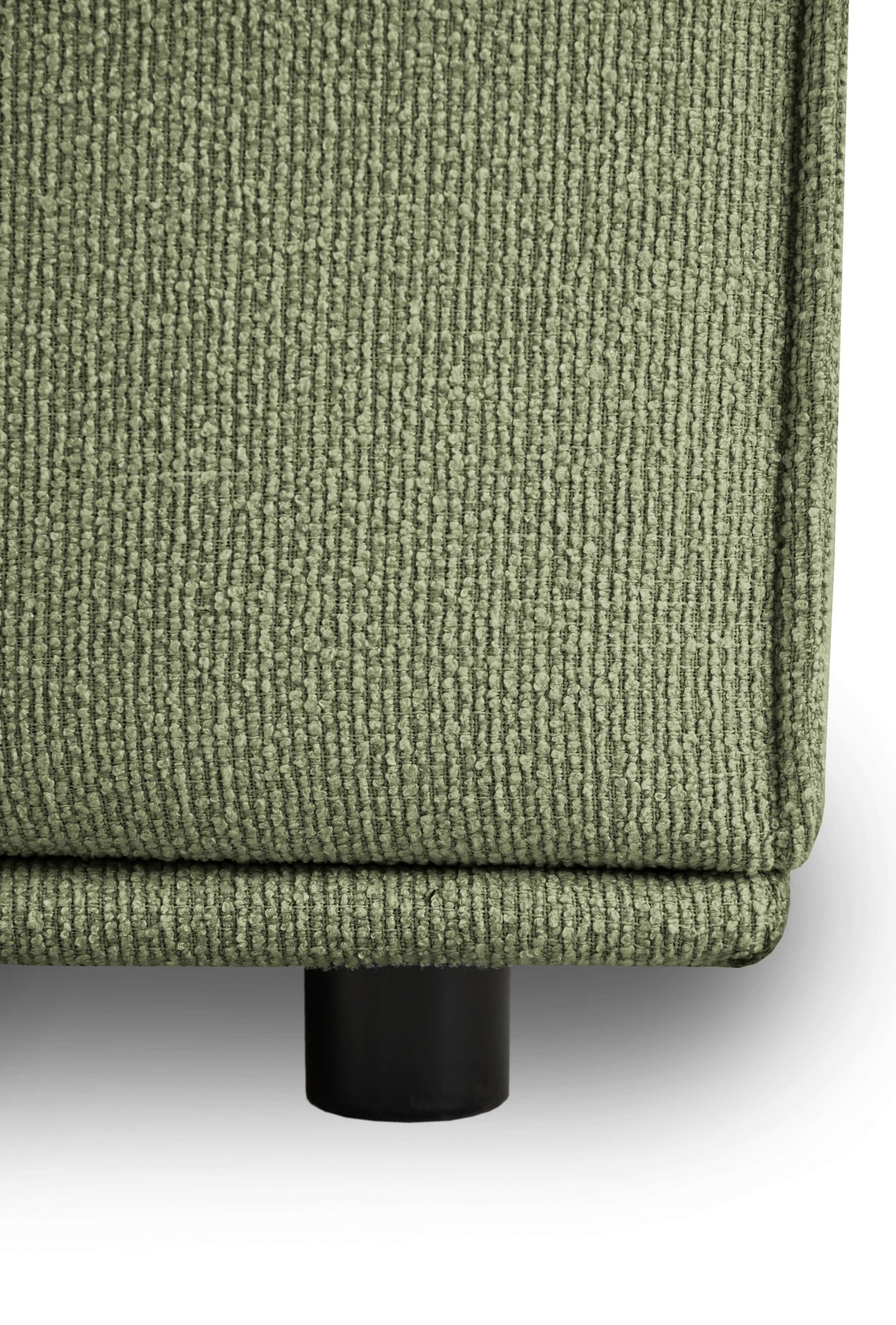 Home affaire Loveseat »Avelin, 1.5 Sitzer, 140 cm, Chenille, Struktur-Boucle«, mit Wellenunterfederung, Kedernaht, bodentief, Skandi-Design