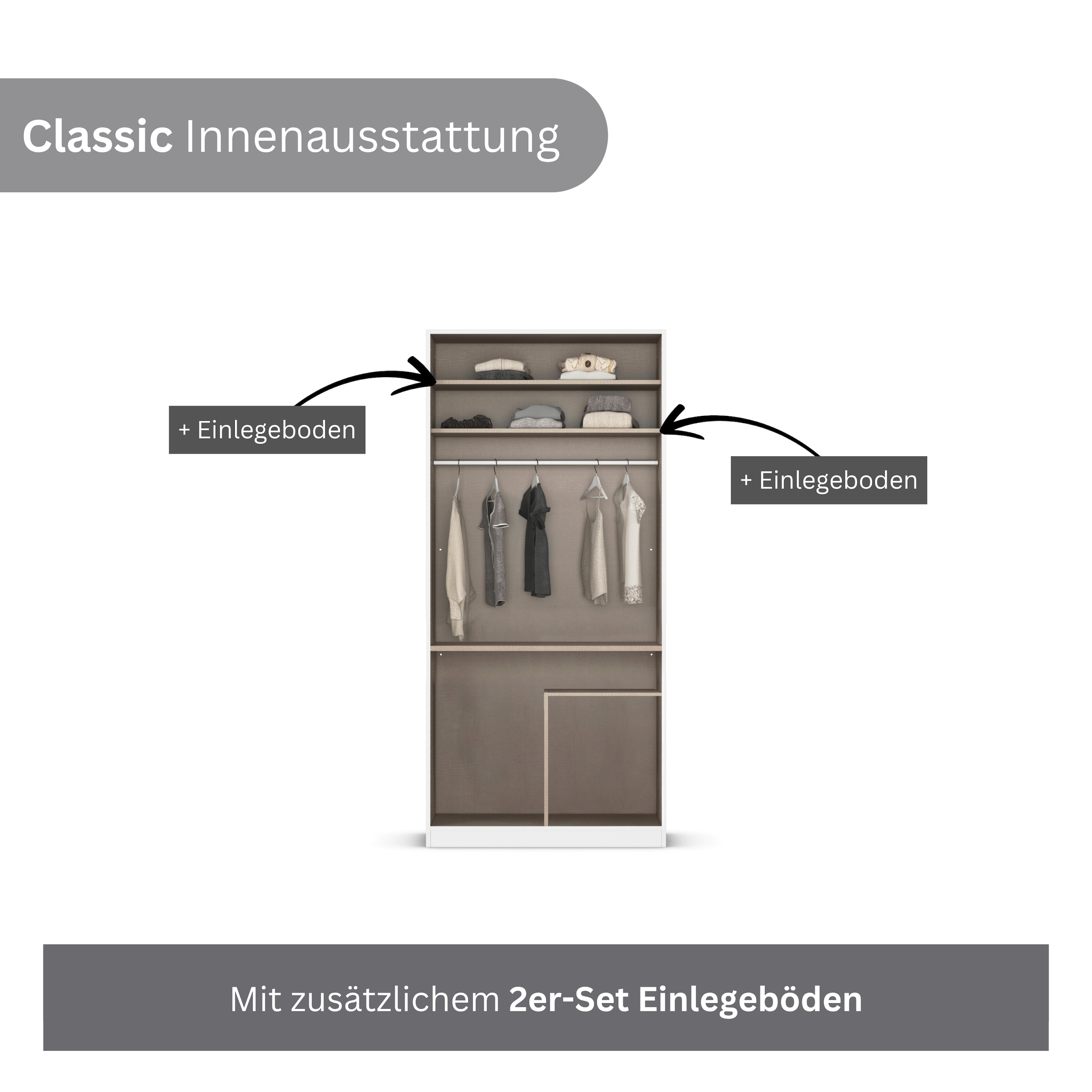 rauch Jugendzimmer-Set »Marlene«, (Set, 4 tlg., in 3 verschiedenen Ausstattungen BASIC/CLASSIC/PREMIUM), erhältlich in verschiedenen Bett- und Schrank-Breiten MADE IN GERMANY