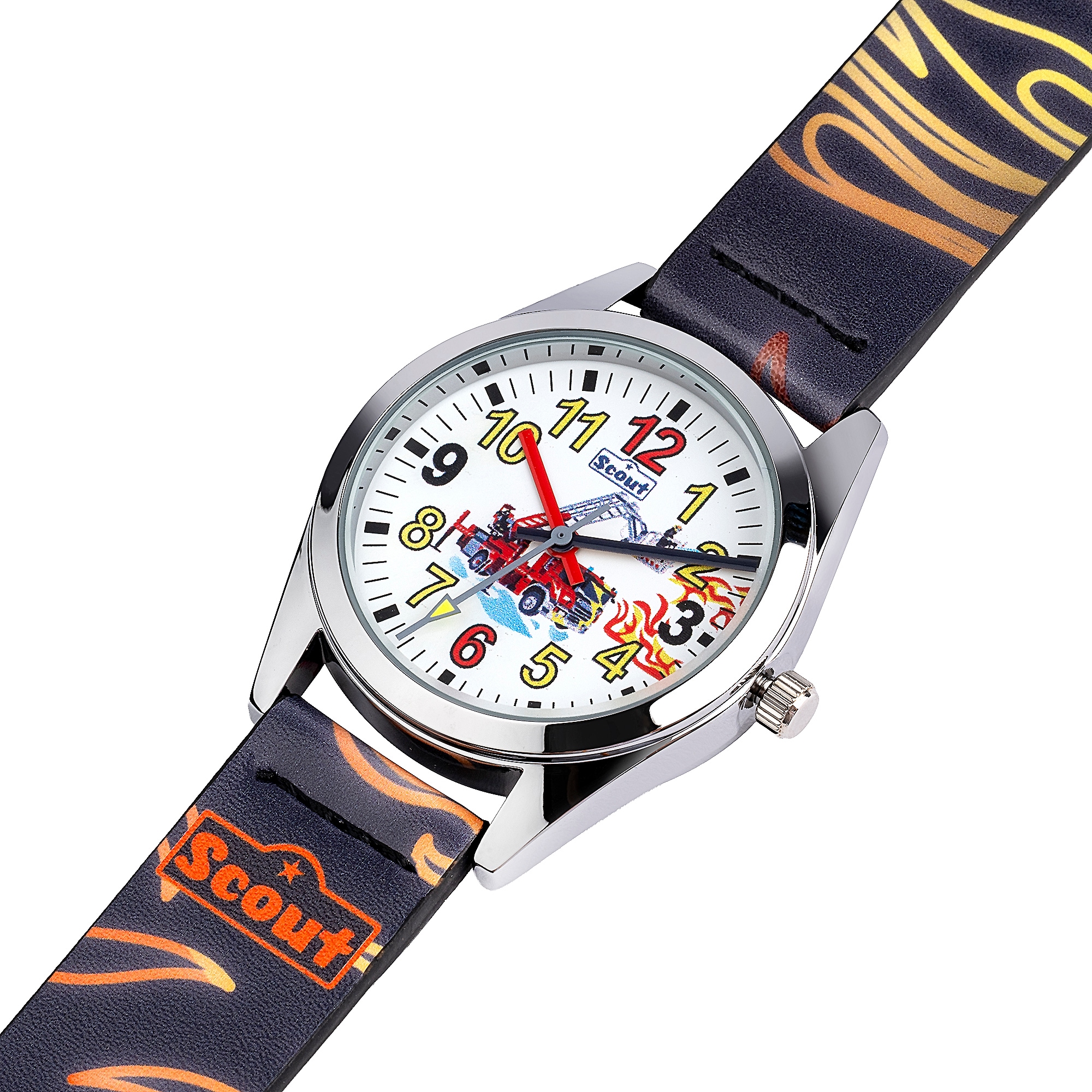 Scout Quarzuhr »Classic« Armbanduhr, Kinderuhr, Geschenkidee, Schulanfang, Jungen, Feuerwehr