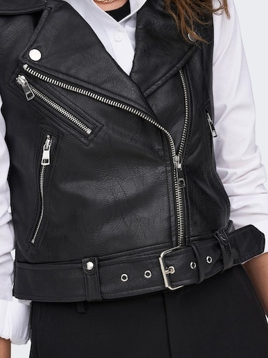 ONLY Lederimitatweste »ONLVERA FAUX LEATHER WAISTCOAT OTW NOOS«