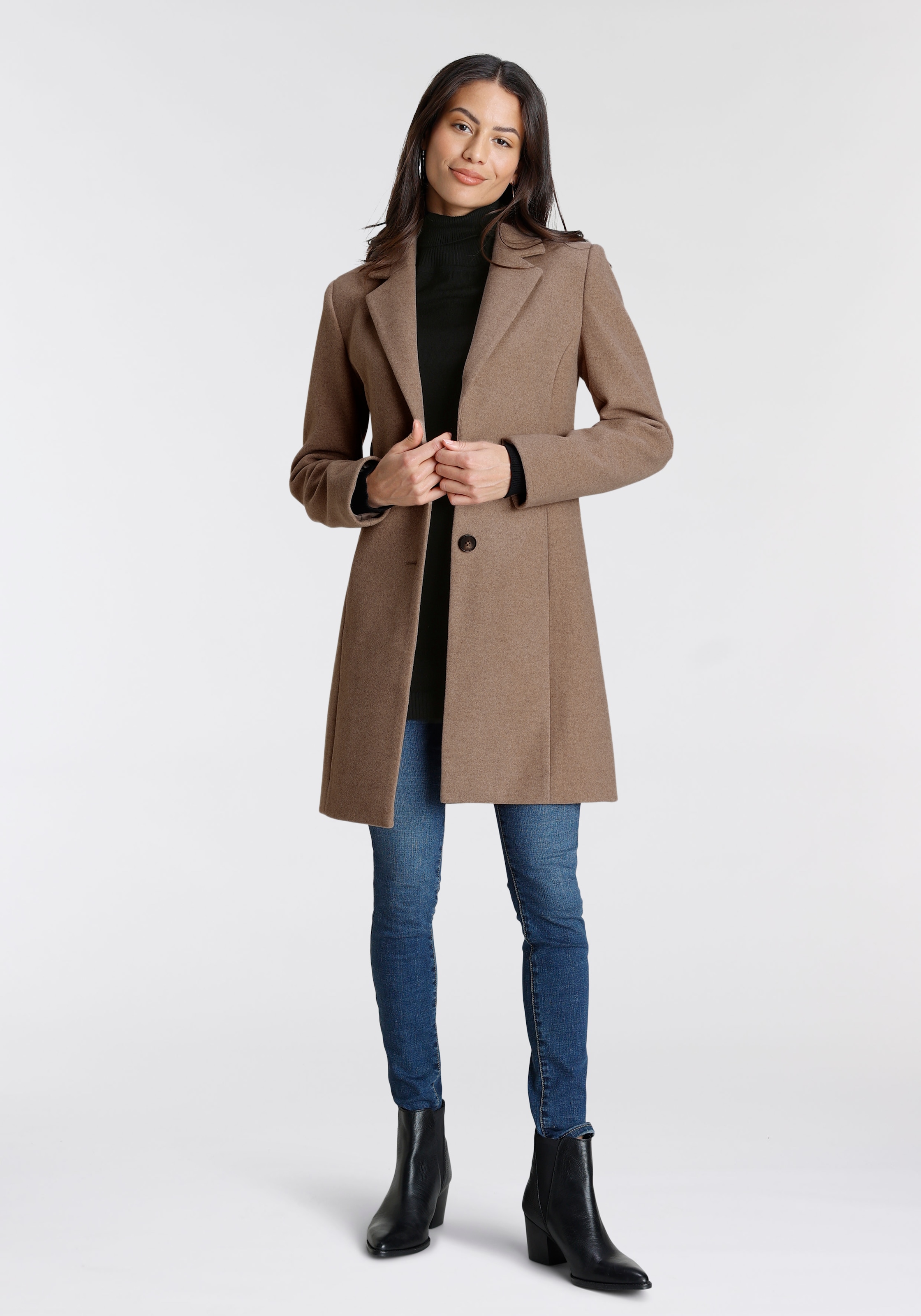 Laura Scott Rollkragenpullover, in figurbetonter Longform