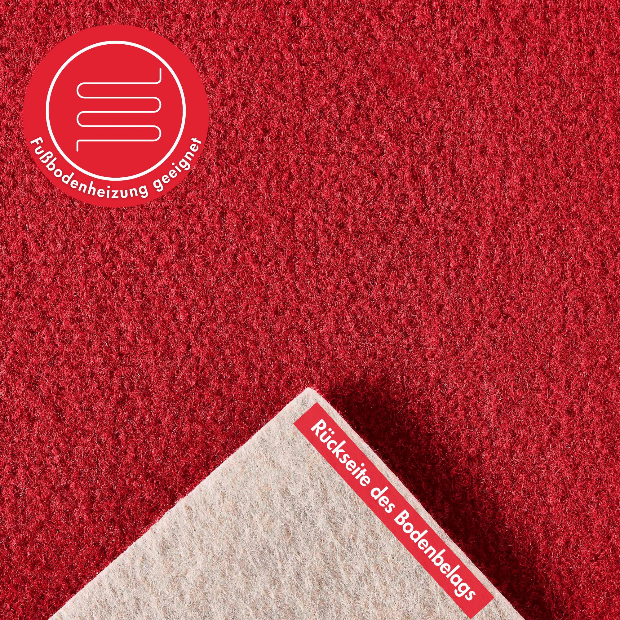 Andiamo Teppichboden »Sina, Velours, Made in Belgium«, rechteckig, 6 mm Höhe, Uni Farben, Breite 400 cm, strapazierfähig, pflegeleicht, Wohnzimmer