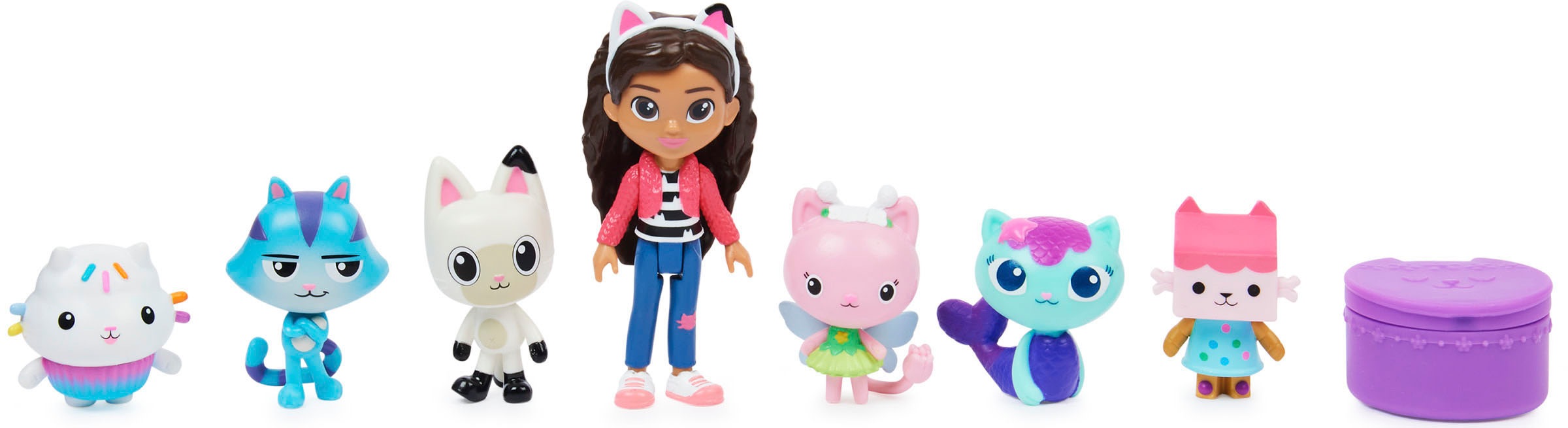 Spin Master Spielfigur »Gabby's Dollhouse – Figuren Geschenkset (Gabby + 6 Katzen)«, (Set)