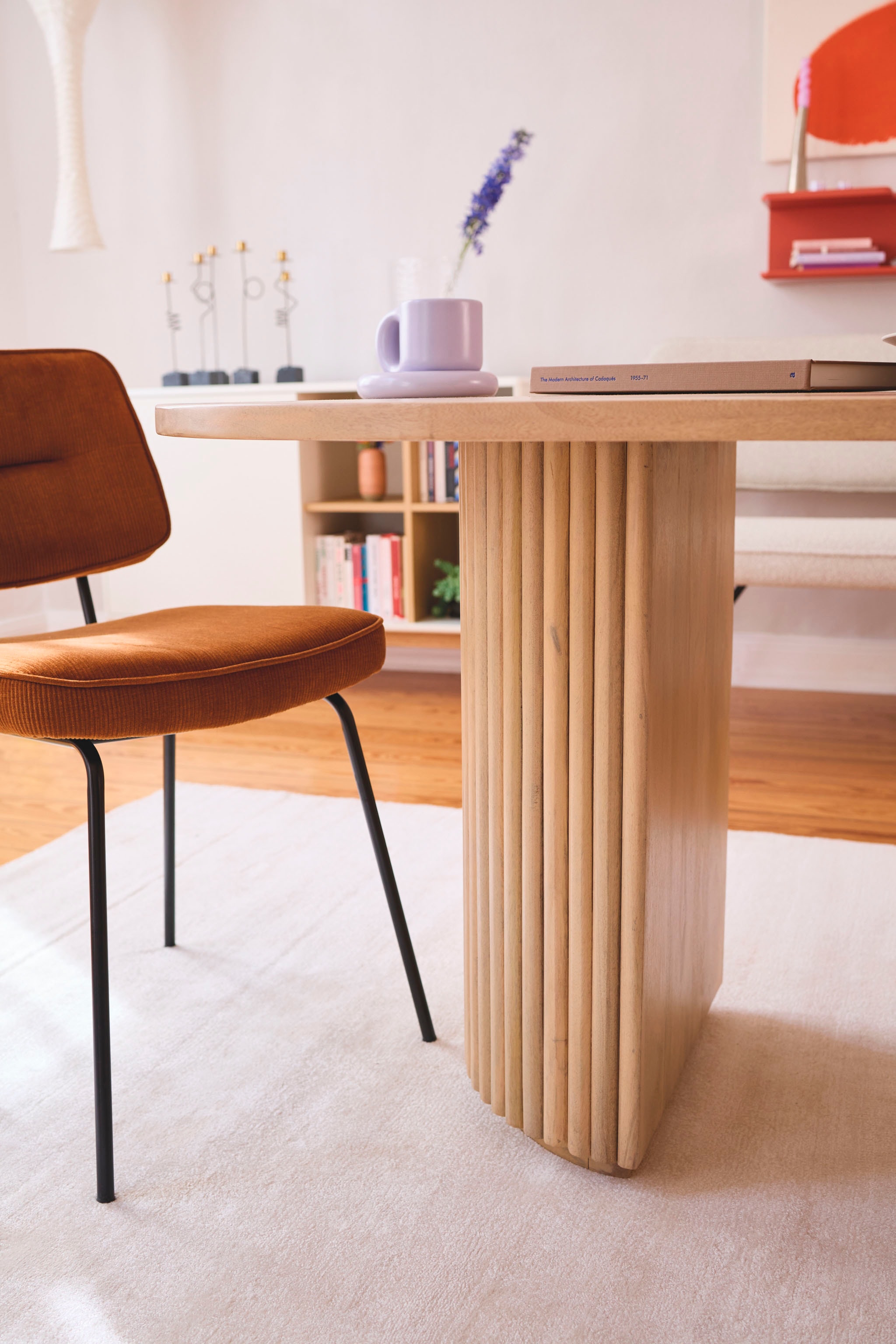 TOM TAILOR HOME Esstisch »Ripped«, mit Tischbeinen im extravaganten Ribbed-Look