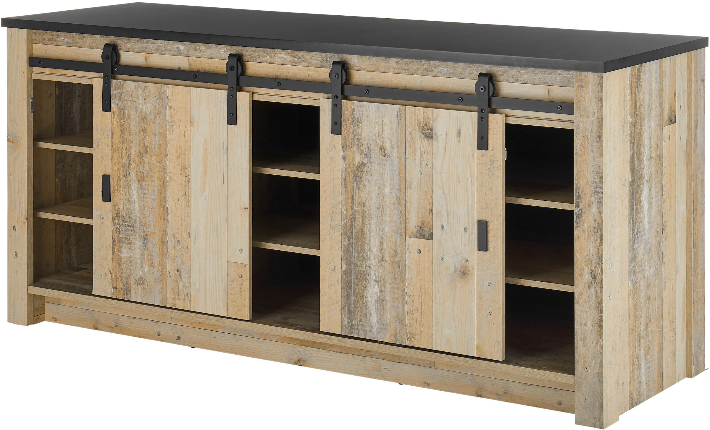 Home affaire Küchenzeile »Sherwood« Breite 264 cm, mit Herdumbauschrank, ohne E-Geräte