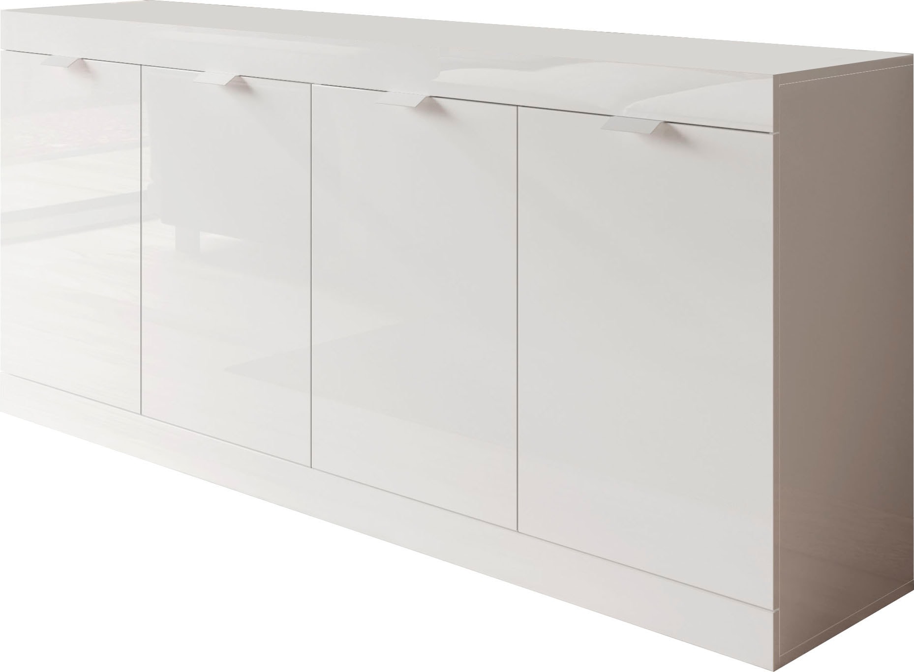 LC Sideboard »Slim«, Breite 181 cm, weiß Hochglanz Lack