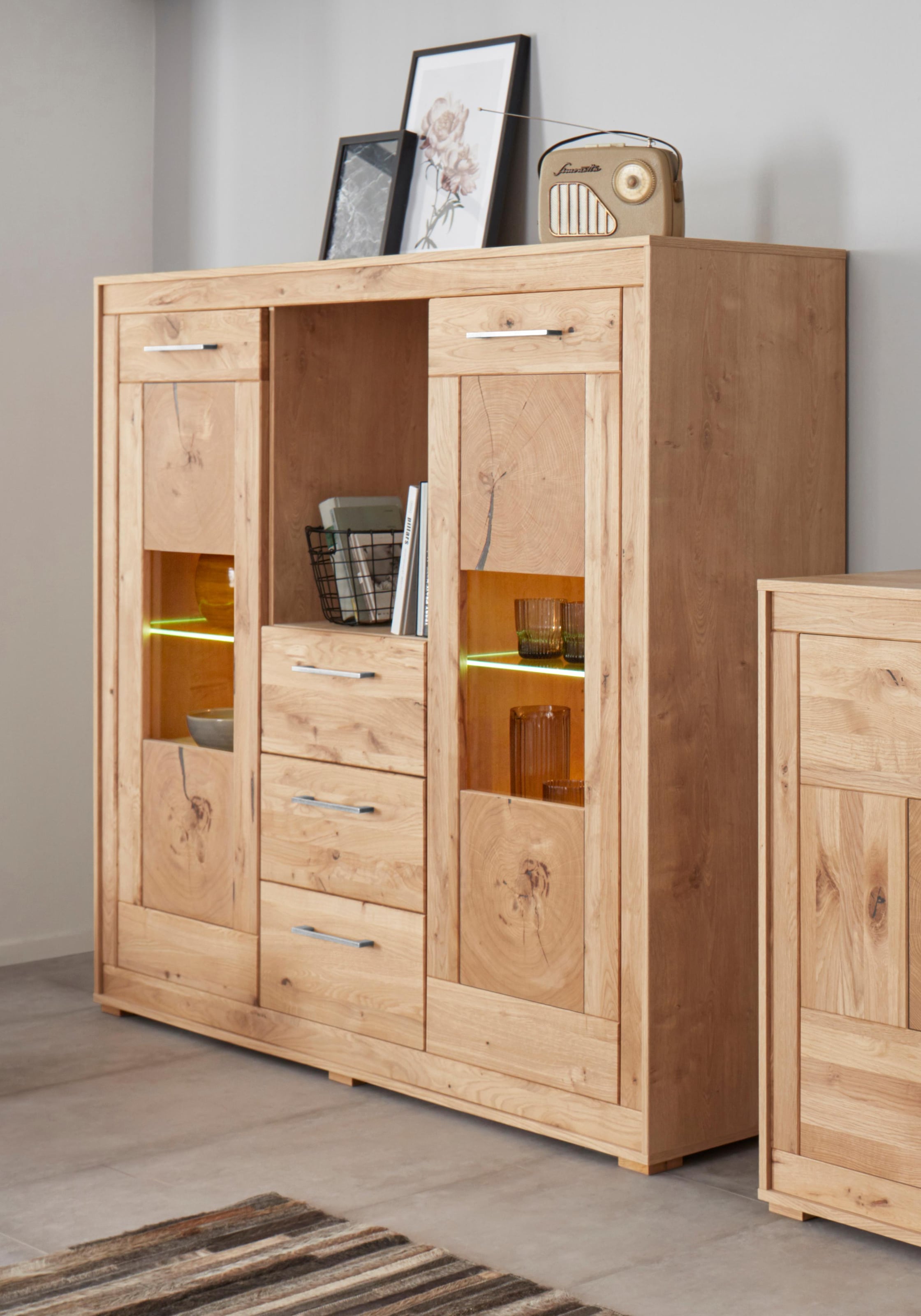 VOGL Möbelfabrik Highboard, Breite 154 cm