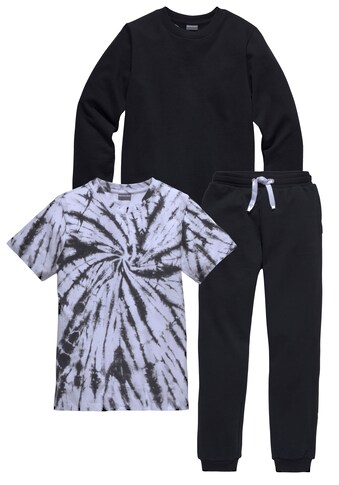 KIDSWORLD Shirt & Hose »Sweatshirt+T-Shirt+Sweathose«, (Set, 3 tlg., 3), Shirt in... kaufen